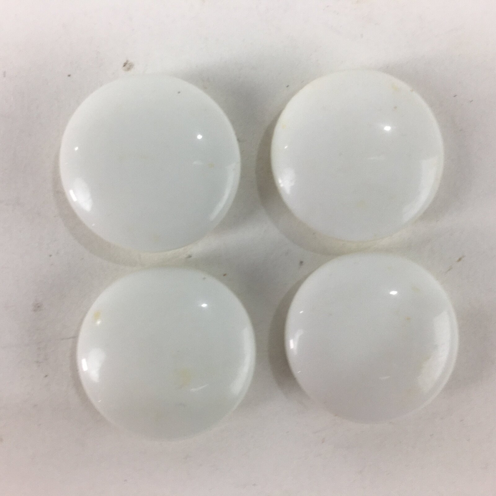 Japanese Go Stone Vtg Goishi Game Piece Set Brown Bowl Black White GO66