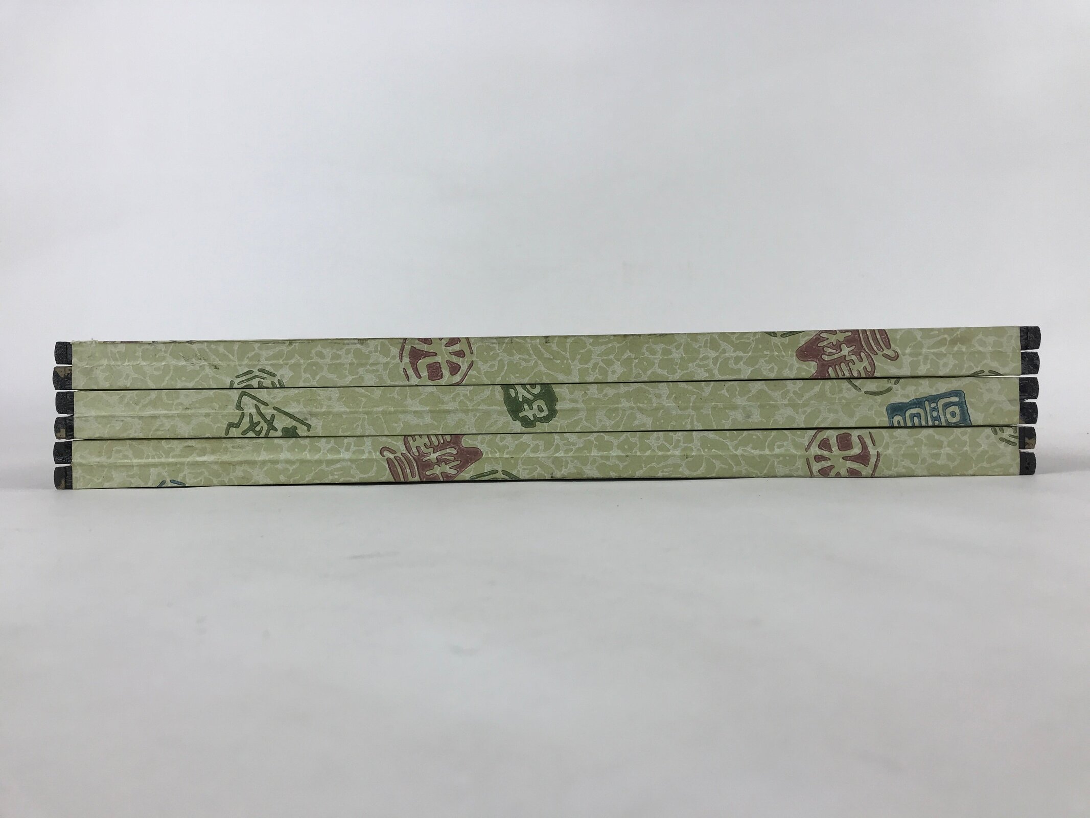 Japanese Gold Hina Doll Folding Screen Byobu Panel Vtg Miniature Furniture ID527