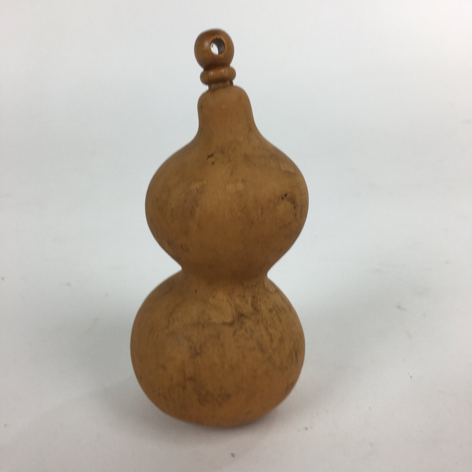 Japanese Gourd Display Ornament Vtg Lucky Charm Ornament Natural Brown G231