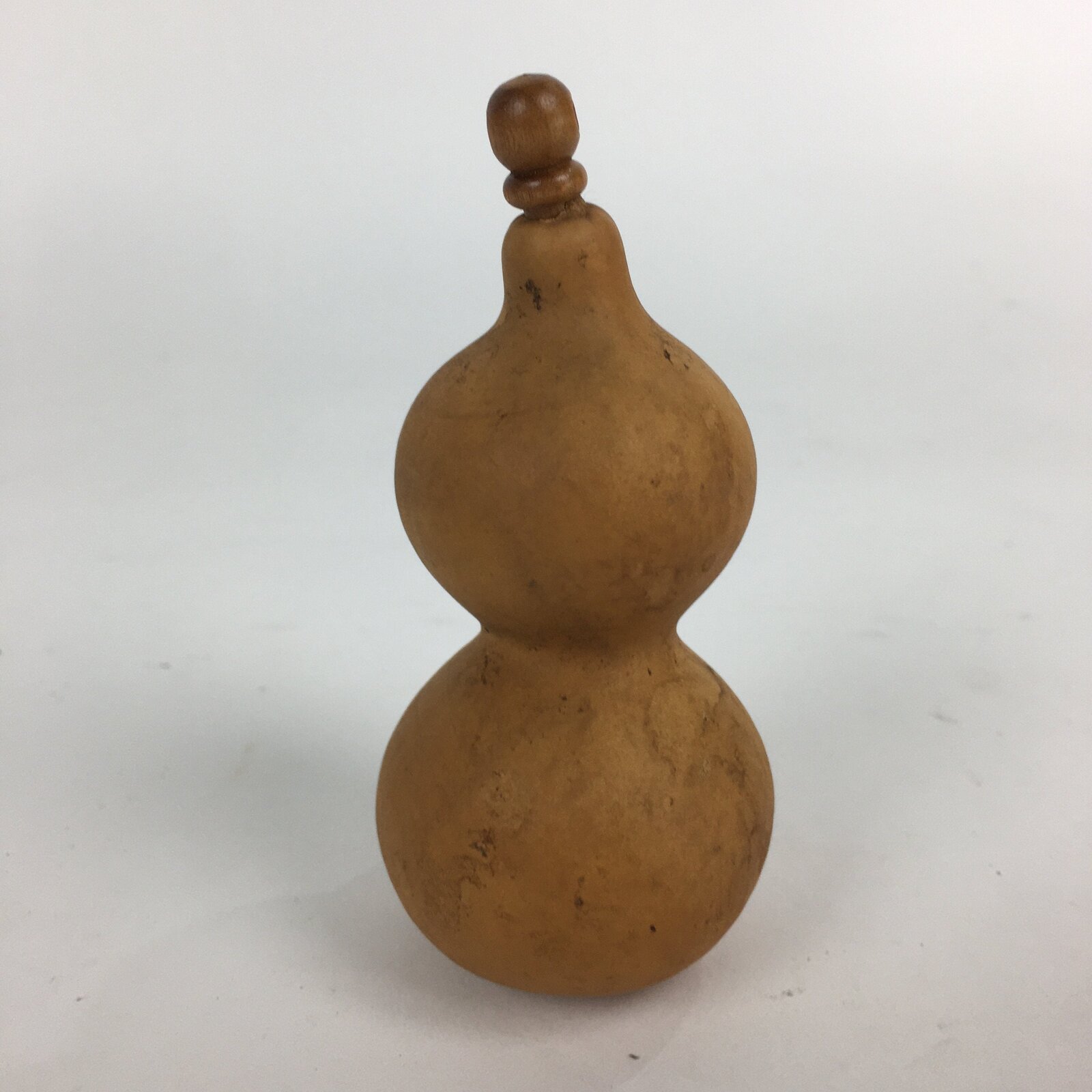 Japanese Gourd Display Ornament Vtg Lucky Charm Ornament Natural Brown G231