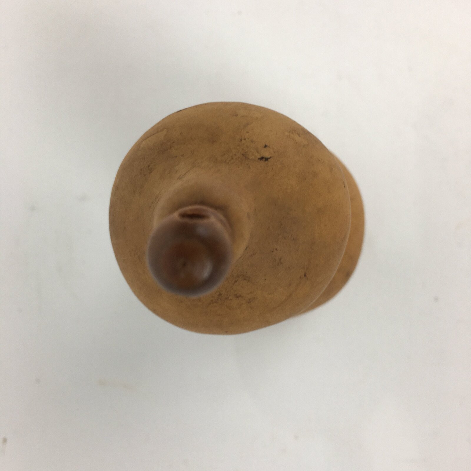 Japanese Gourd Display Ornament Vtg Lucky Charm Ornament Natural Brown G231