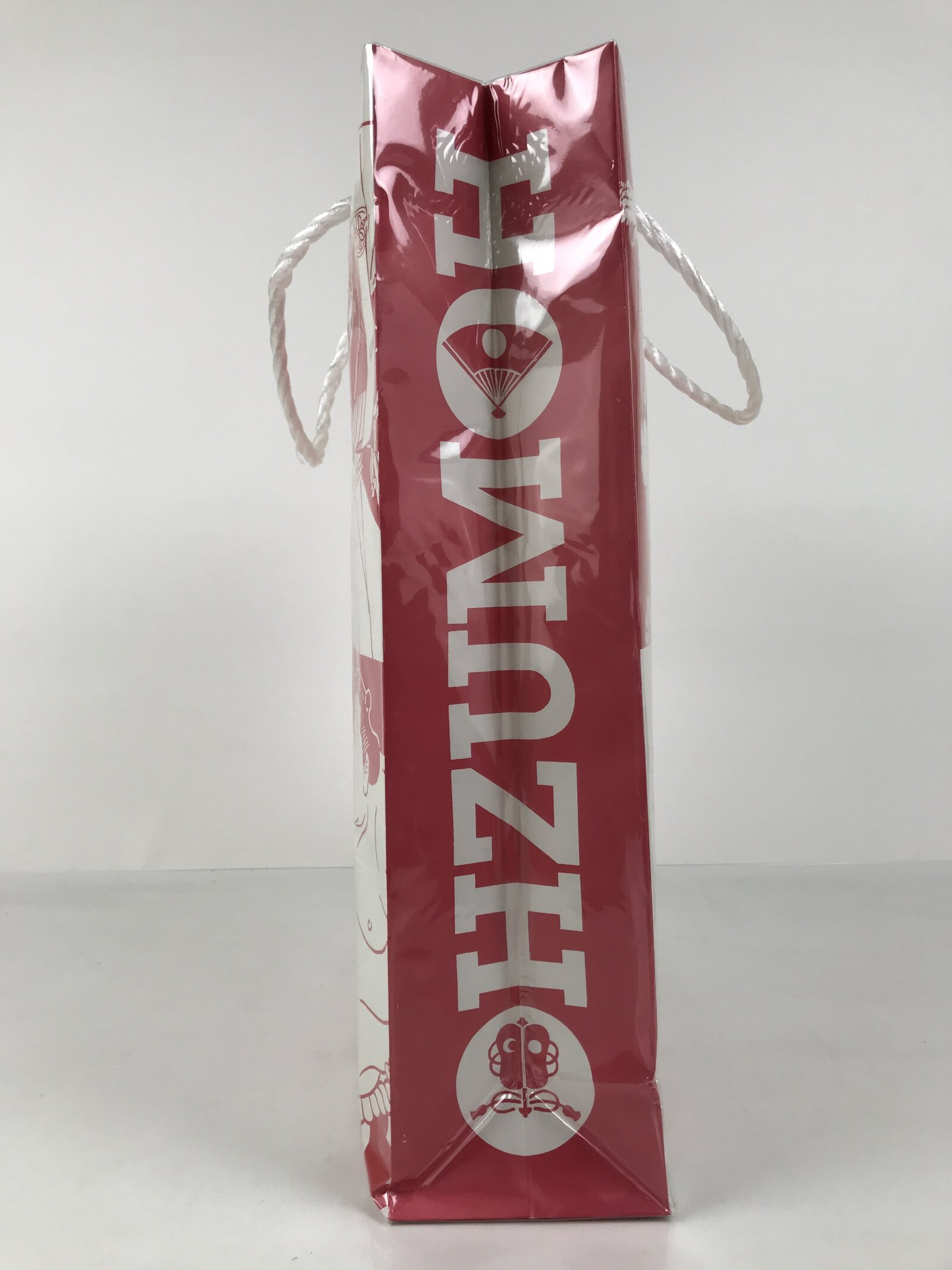 Japanese Grand Sumo Paper Bag 2025 Illustration Ukiyoe Kanji Red White FL512