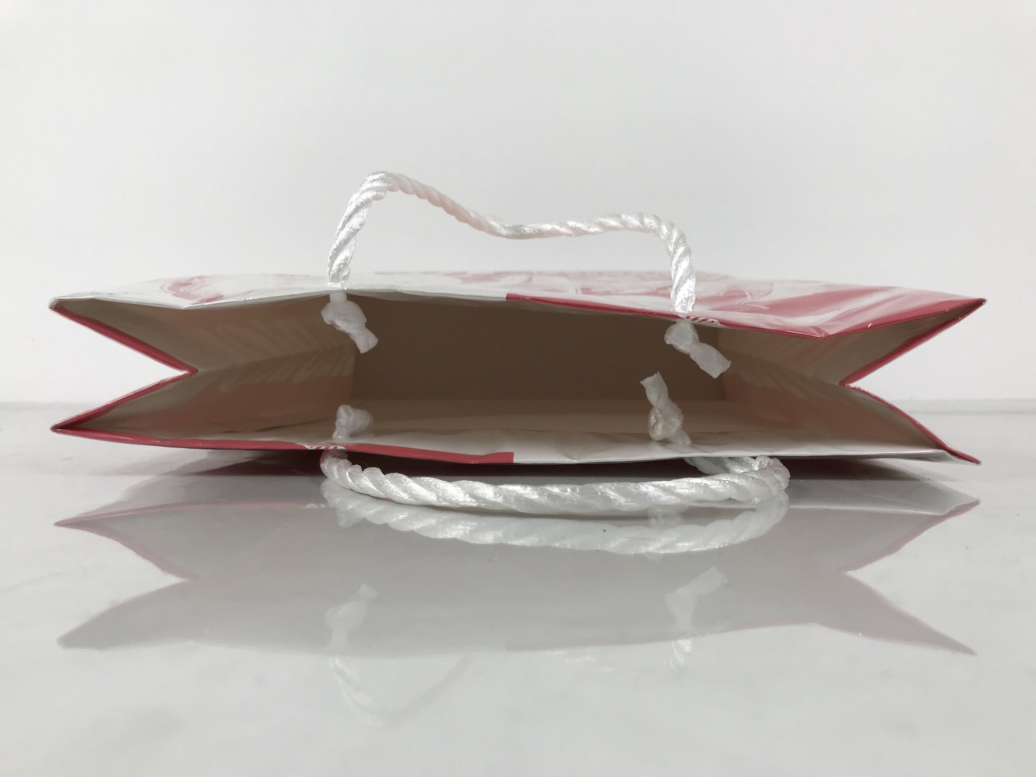 Japanese Grand Sumo Paper Bag 2025 Illustration Ukiyoe Kanji Red White FL512