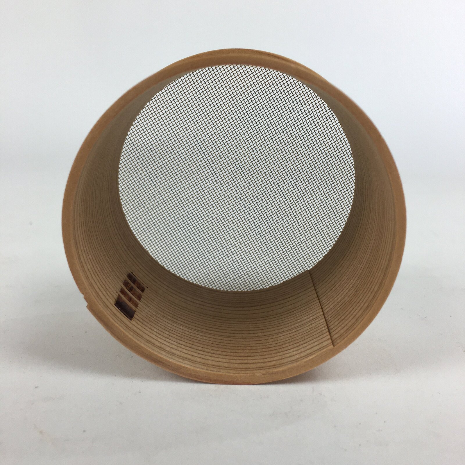 Japanese Green Tea Powder Sieve Vtg Tea Ceremony Matcha Furui Wood TG155