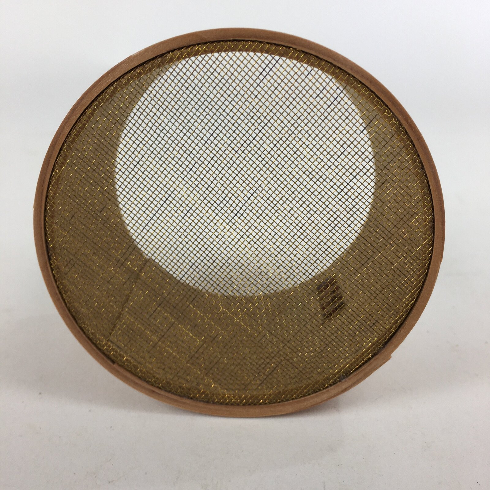Japanese Green Tea Powder Sieve Vtg Tea Ceremony Matcha Furui Wood TG155