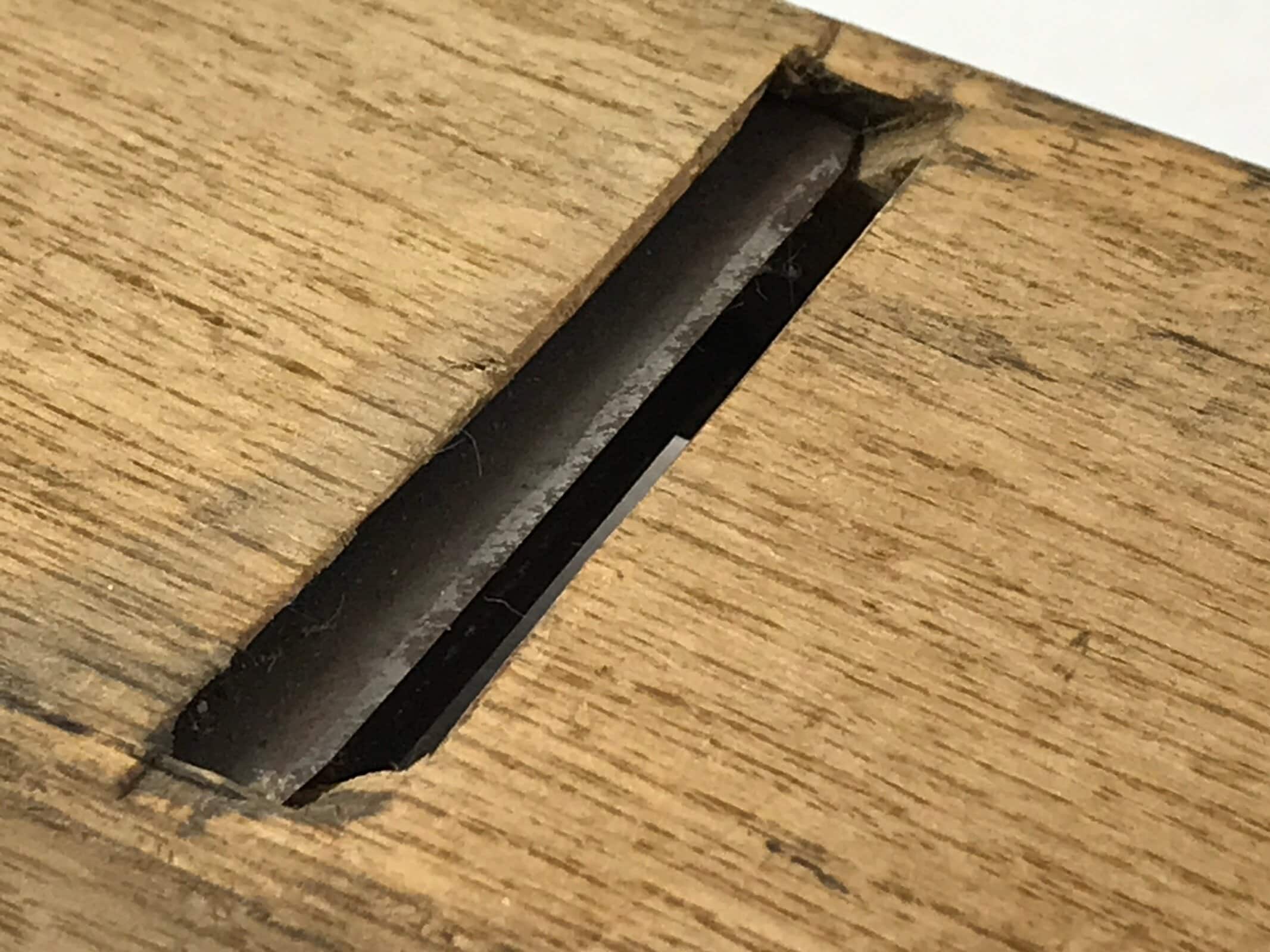 Japanese Hand Plane Hira Kanna Smoothing Vtg Wood Tool 55mm Steel Blade K456