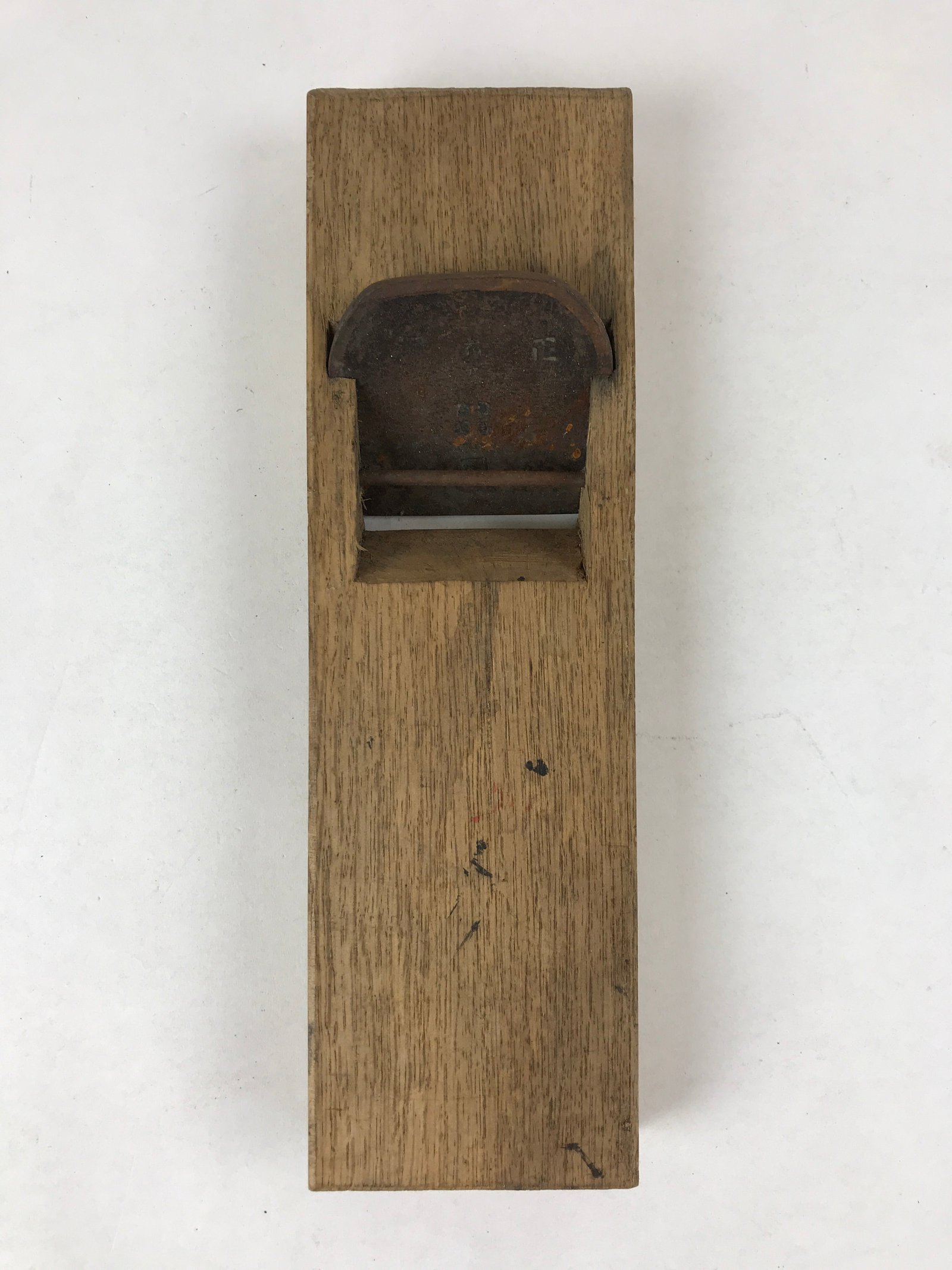 Japanese Hand Plane Hira Kanna Smoothing Vtg Wood Tool 55mm Steel Blade K456