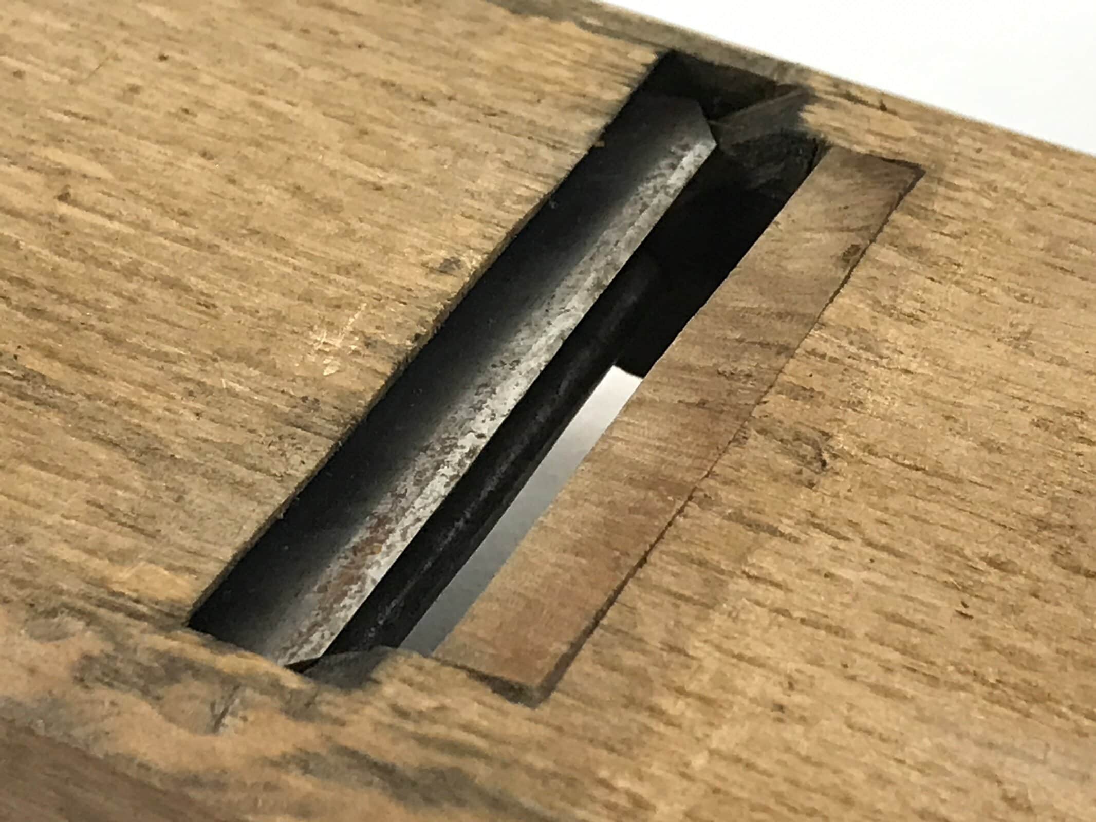 Japanese Hand Plane Hira Kanna Smoothing Vtg Wood Tool 75mm Steel Blade K457