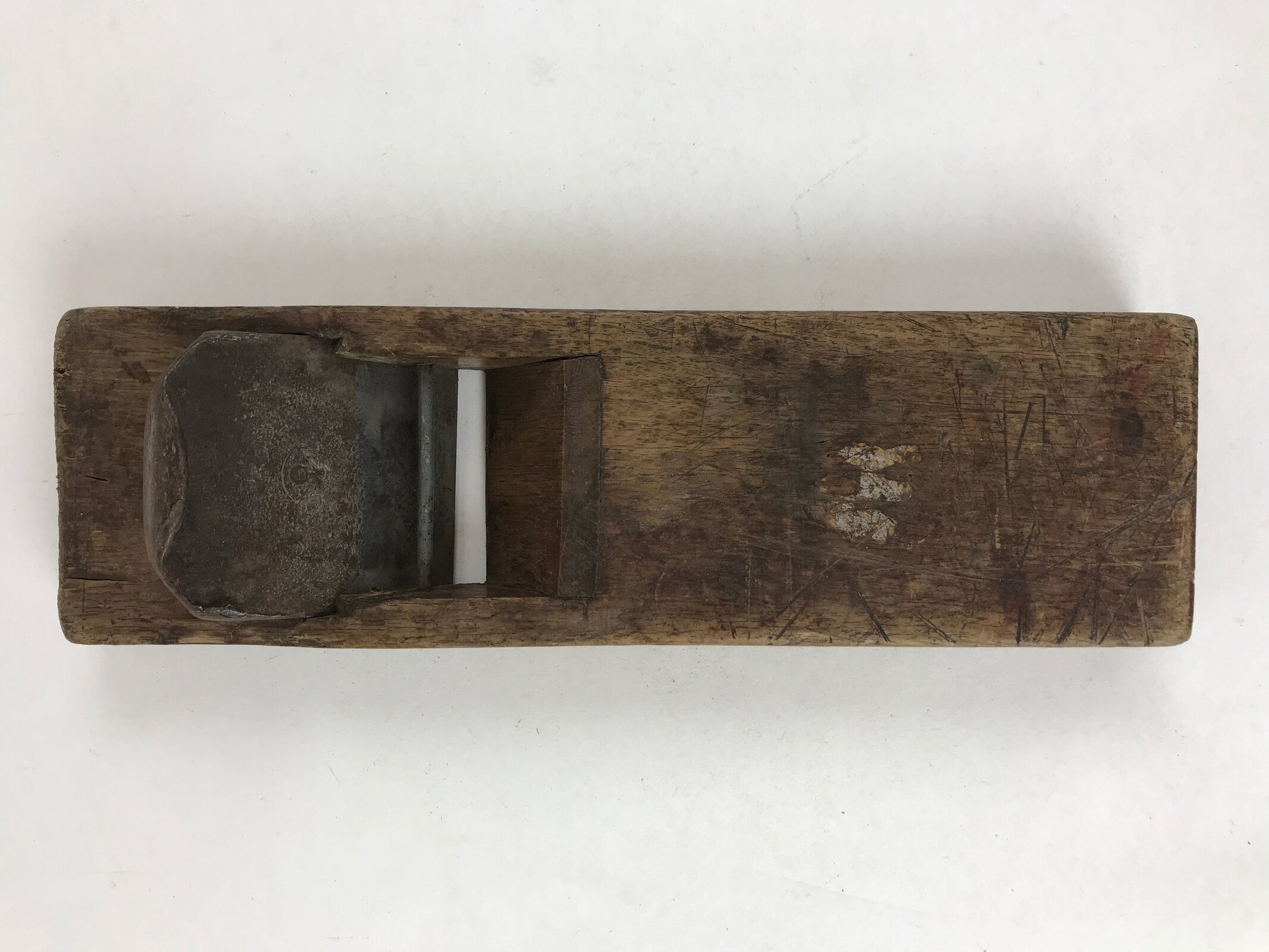 Japanese Hand Plane Hira Kanna Smoothing Vtg Wood Tool 75mm Steel Blade K457