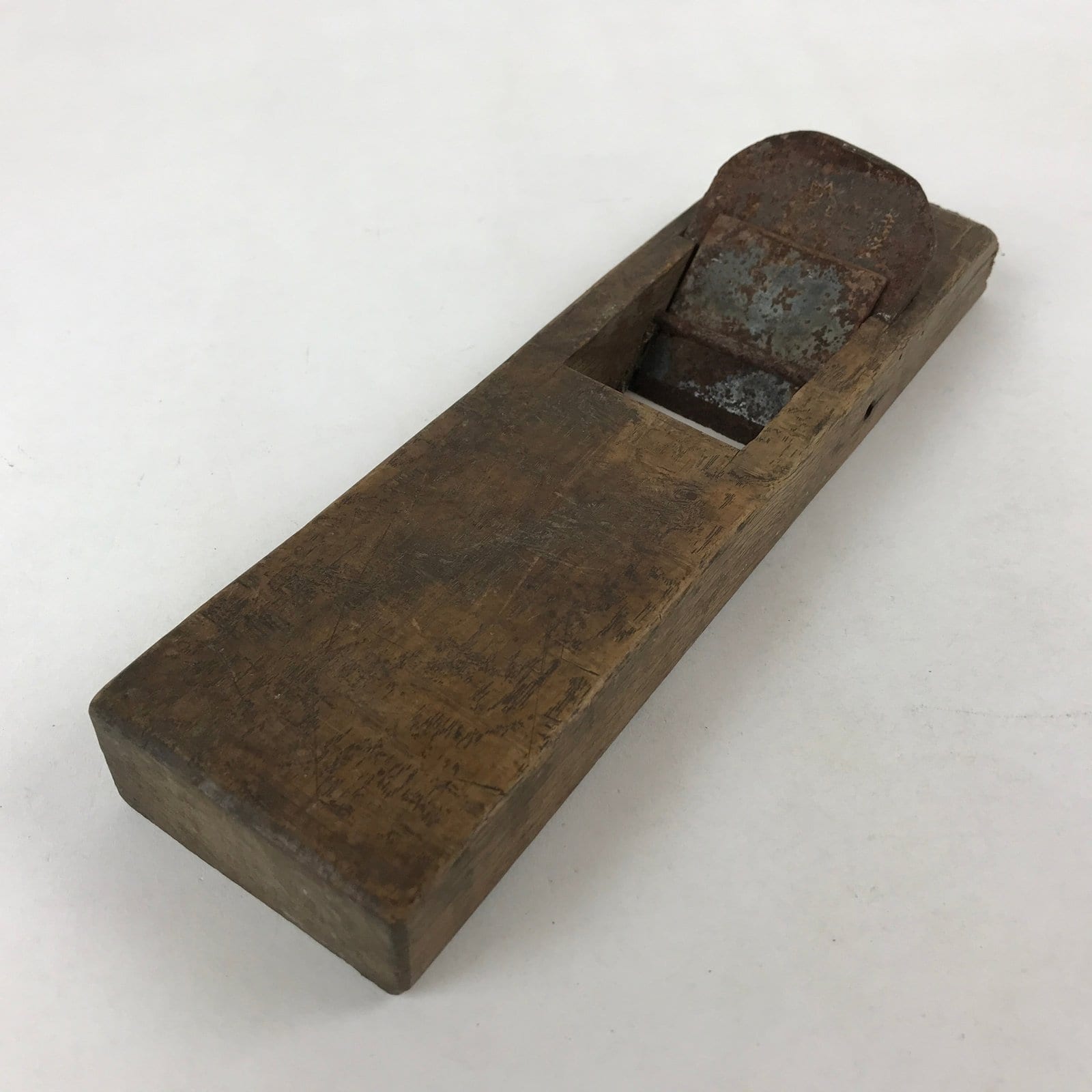 Japanese Hand Plane Hira Kanna Smoothing Vtg Wood Tool 80mm Steel Blade K454