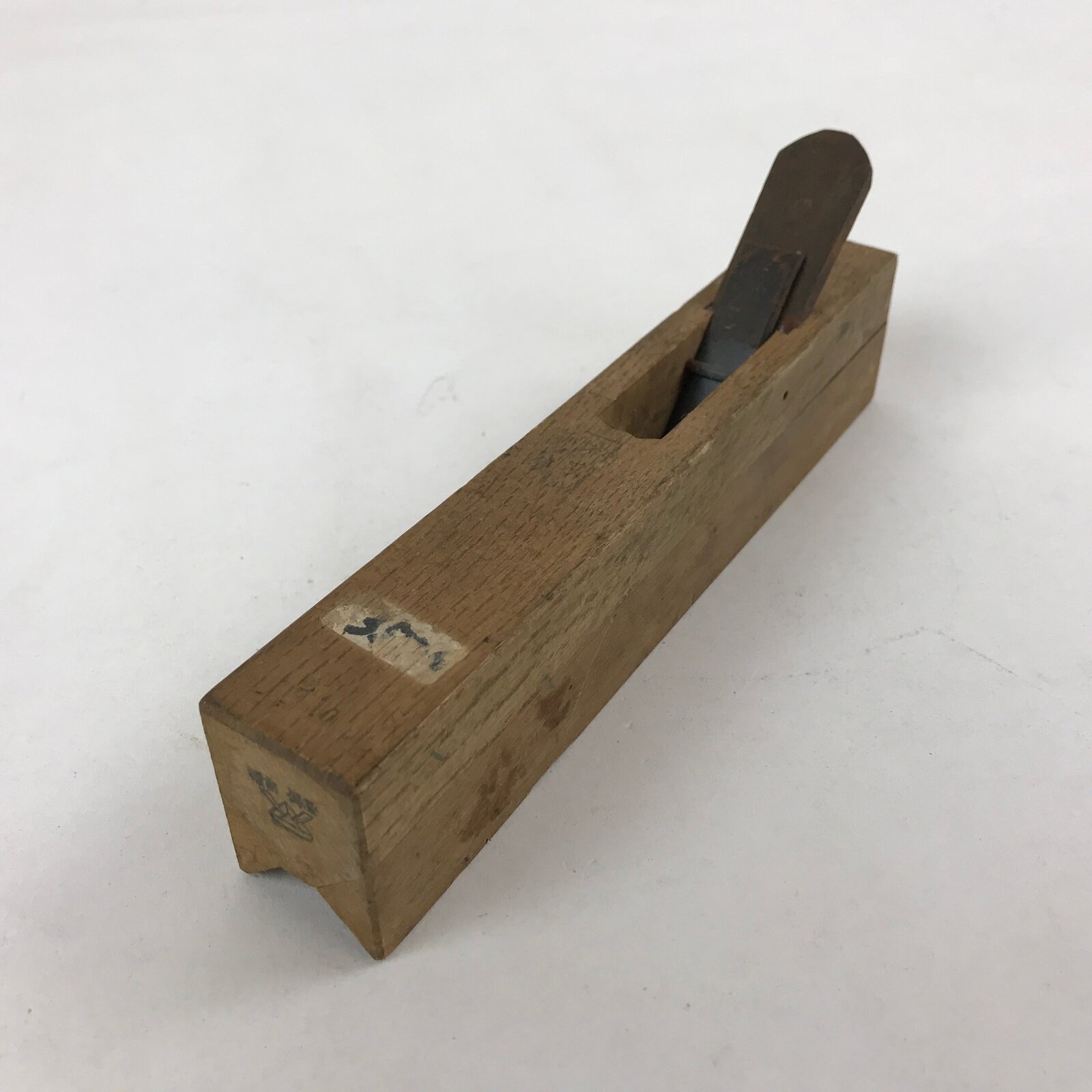 Japanese Hand Plane Hira Kanna Smoothing Vtg Wood Tool 85mm Steel Blade K471