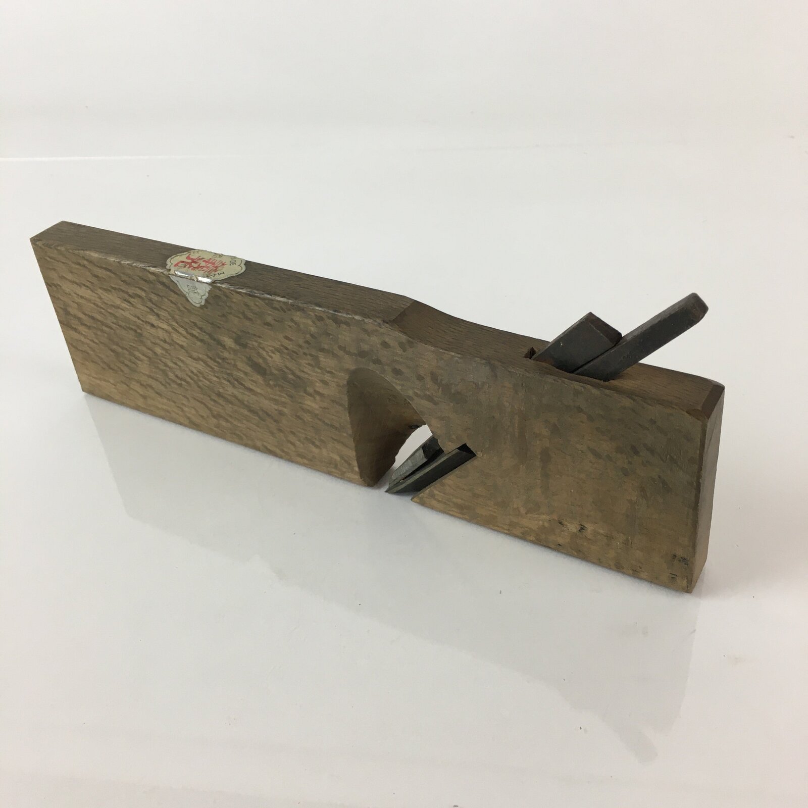 Japanese Hand Plane Sakuri Kanna Smoothing Vtg Wood Tool 18mm Steel Blade K436