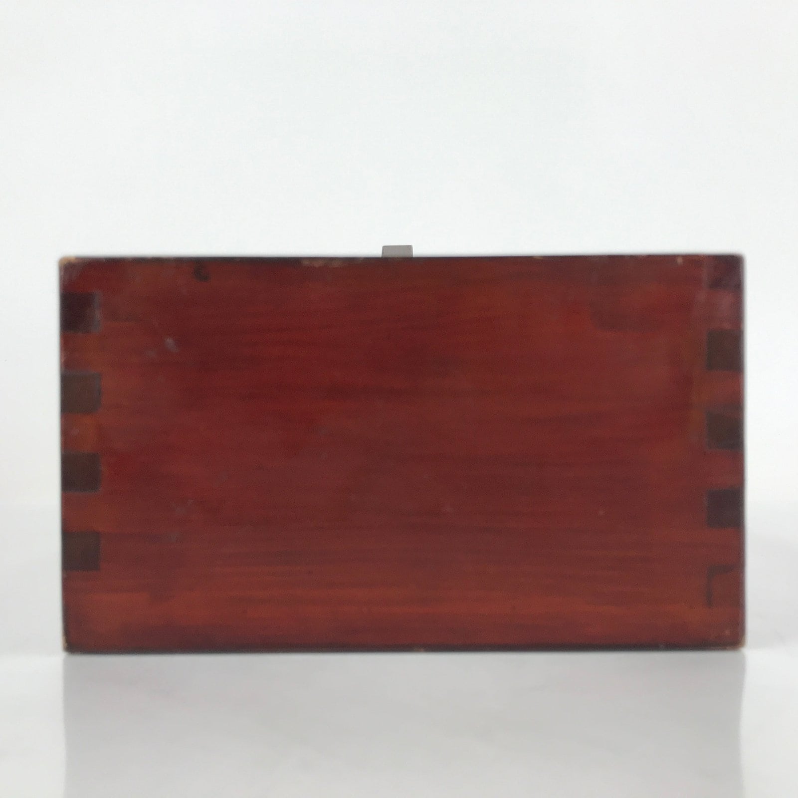 Japanese Handmade Lacquered Wood Masu Liquid Measuring Tool Vtg 2L Brown JK691