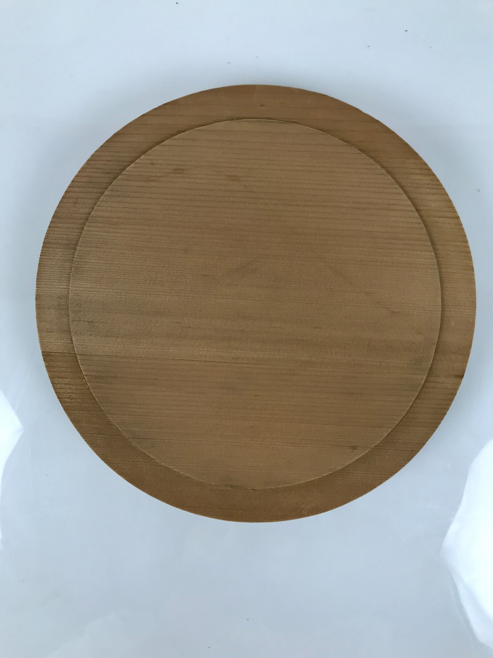 Japanese Handmade Lidded Wooden Oke Bucket Vtg Water Rice Storage BK48