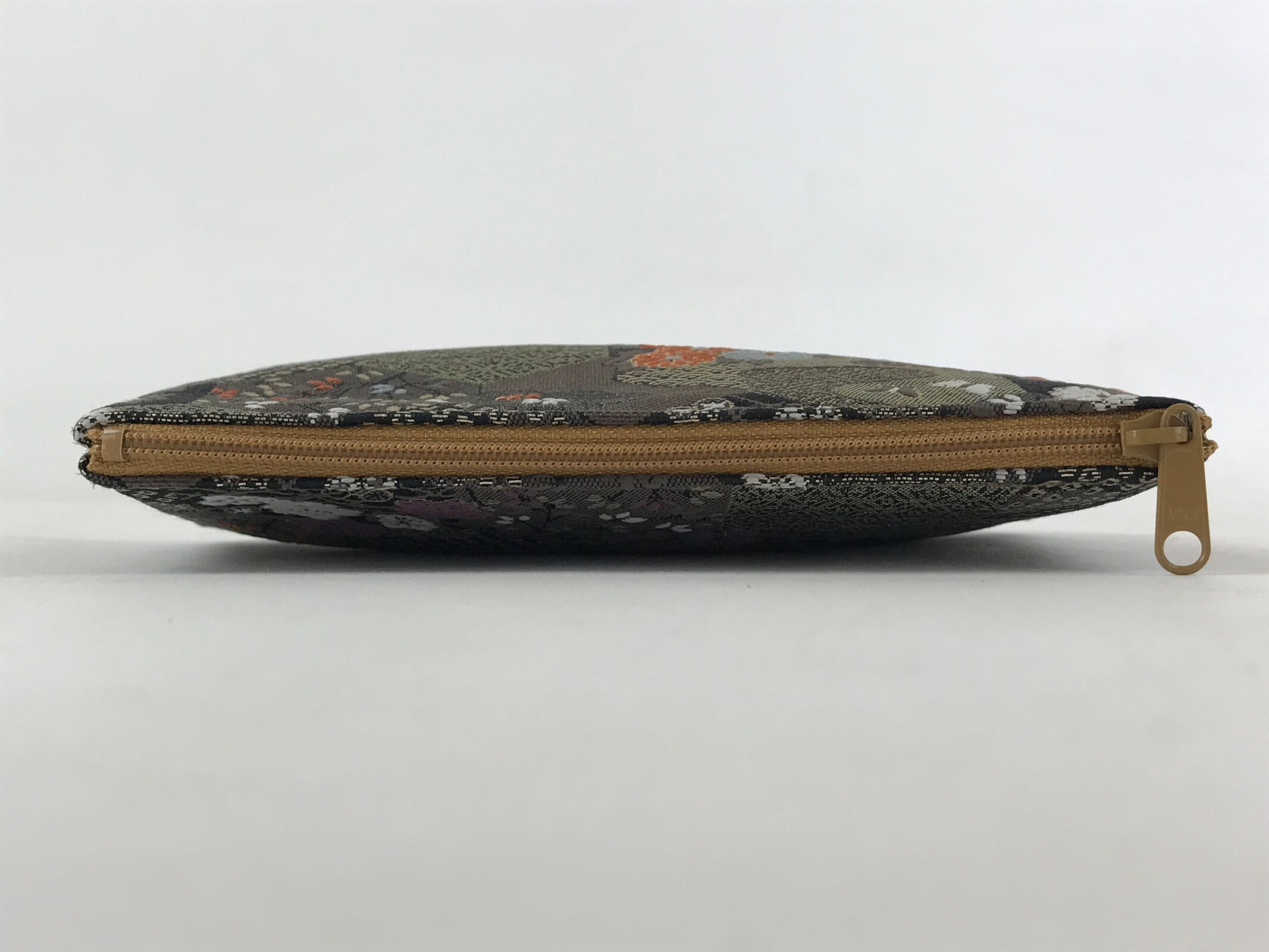 Japanese Handmade Prayer Beads Fabric Bag Vtg Nishijin-Ori Jyuzu-Bukuro BA143