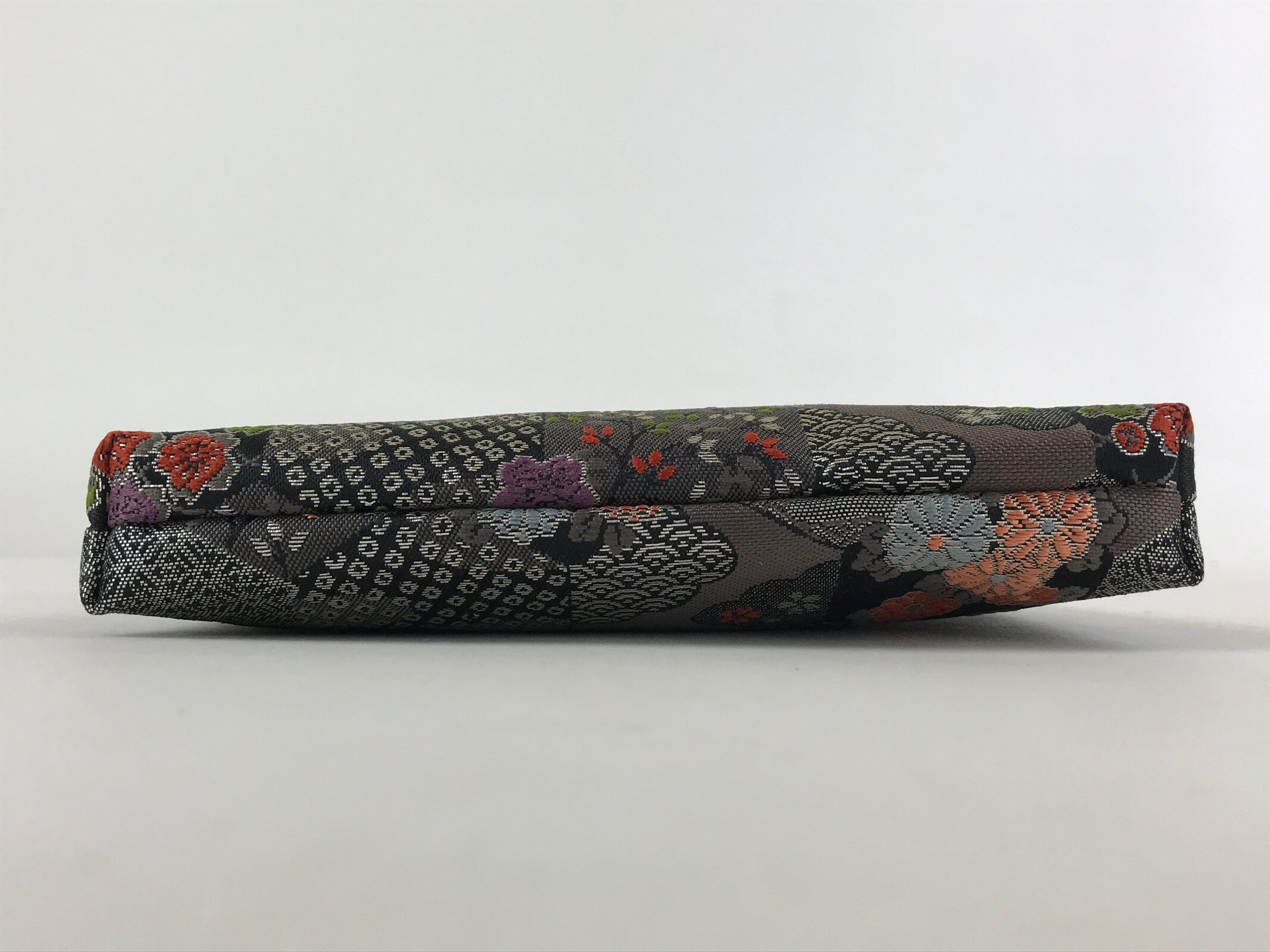 Japanese Handmade Prayer Beads Fabric Bag Vtg Nishijin-Ori Jyuzu-Bukuro BA143