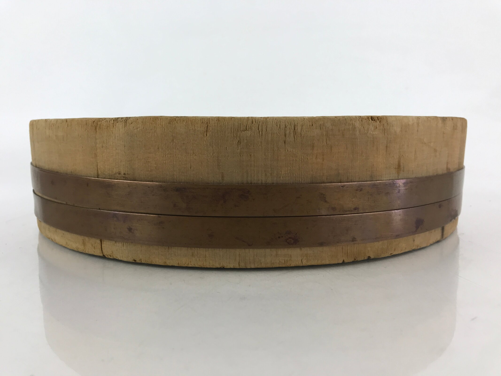 Japanese Handmade Wooden Oke Bucket Sushioke Hangiri Vtg Sushi Handai BK17