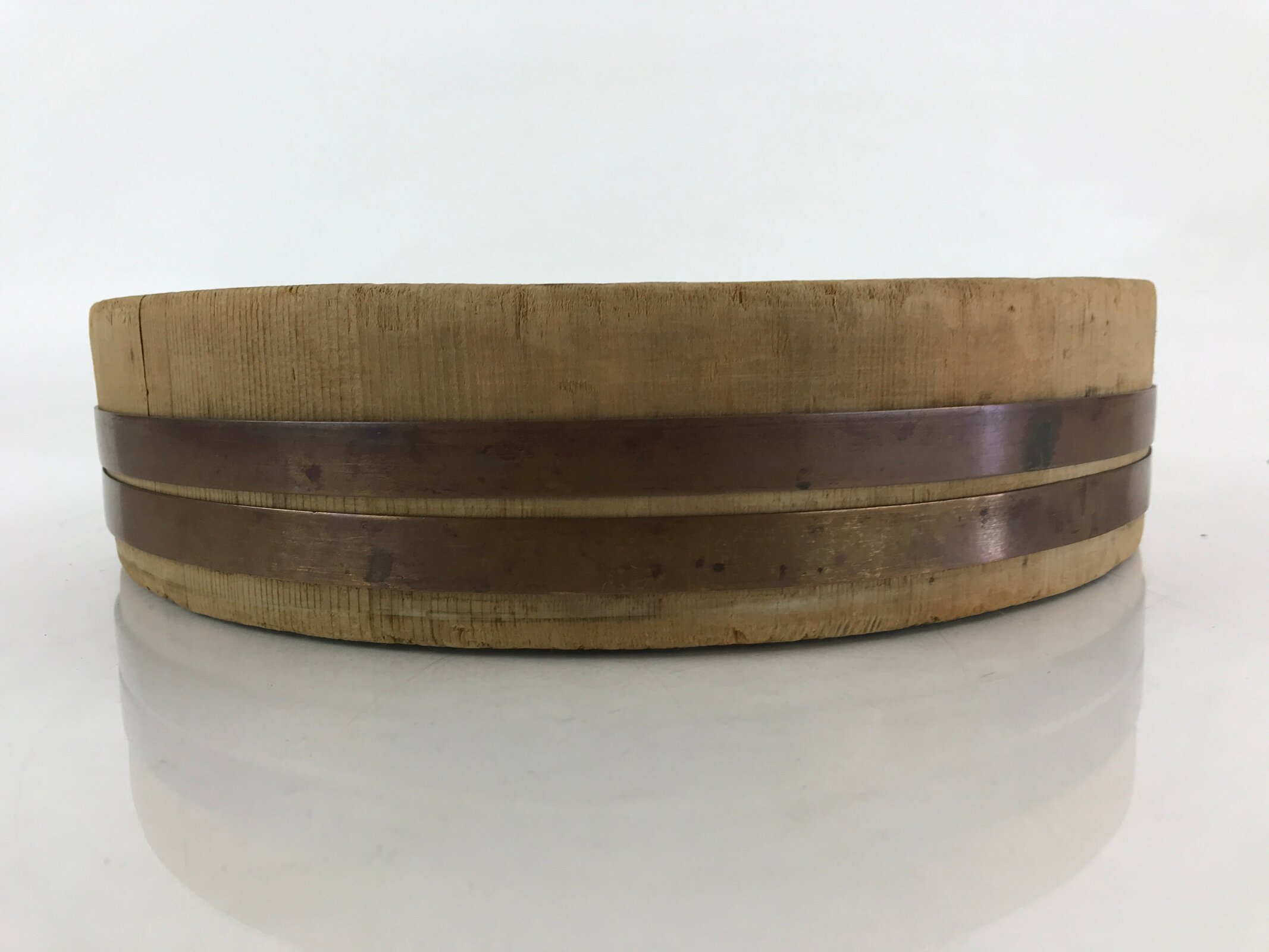 Japanese Handmade Wooden Oke Bucket Sushioke Hangiri Vtg Sushi Handai BK17