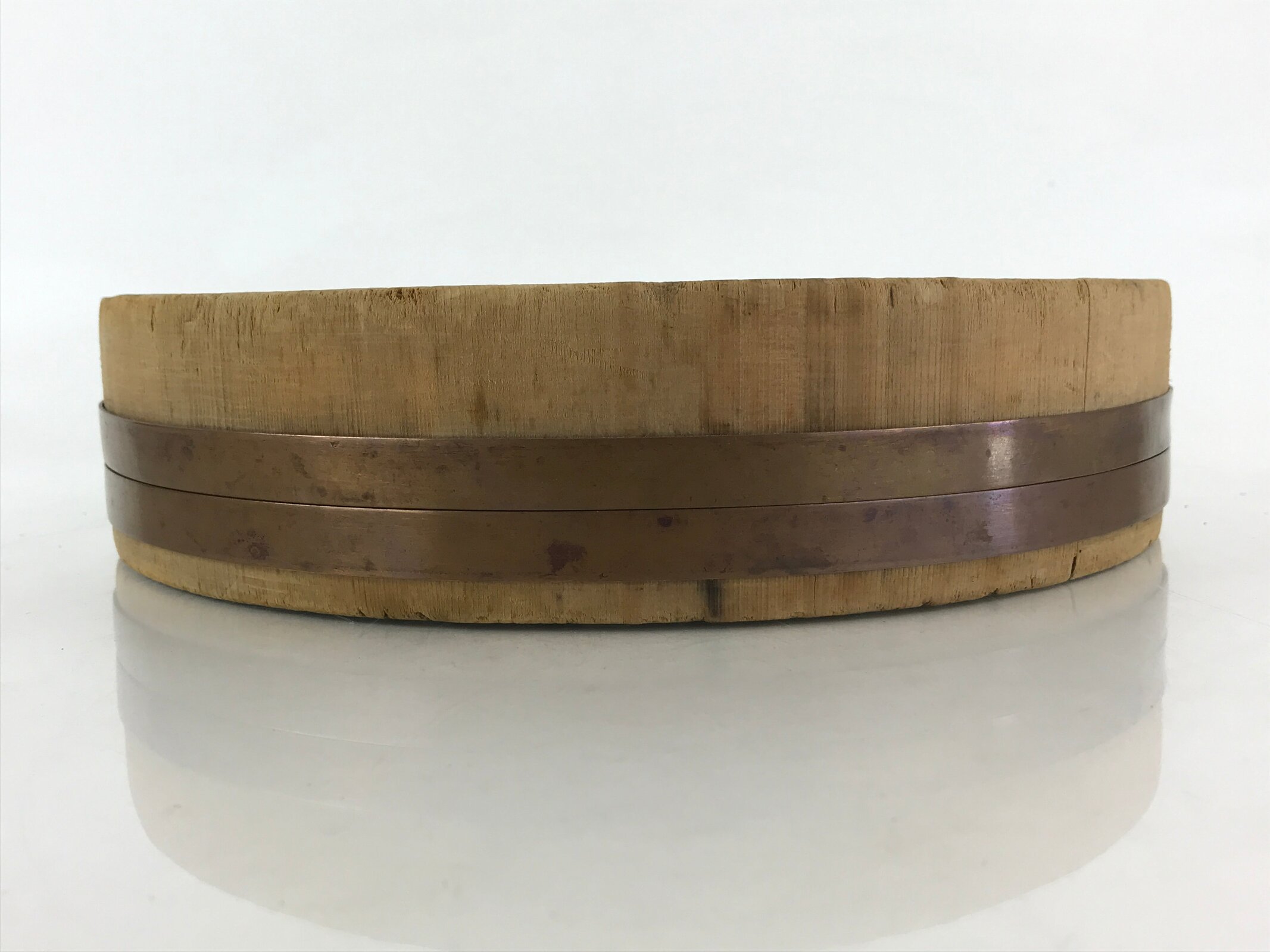 Japanese Handmade Wooden Oke Bucket Sushioke Hangiri Vtg Sushi Handai BK17