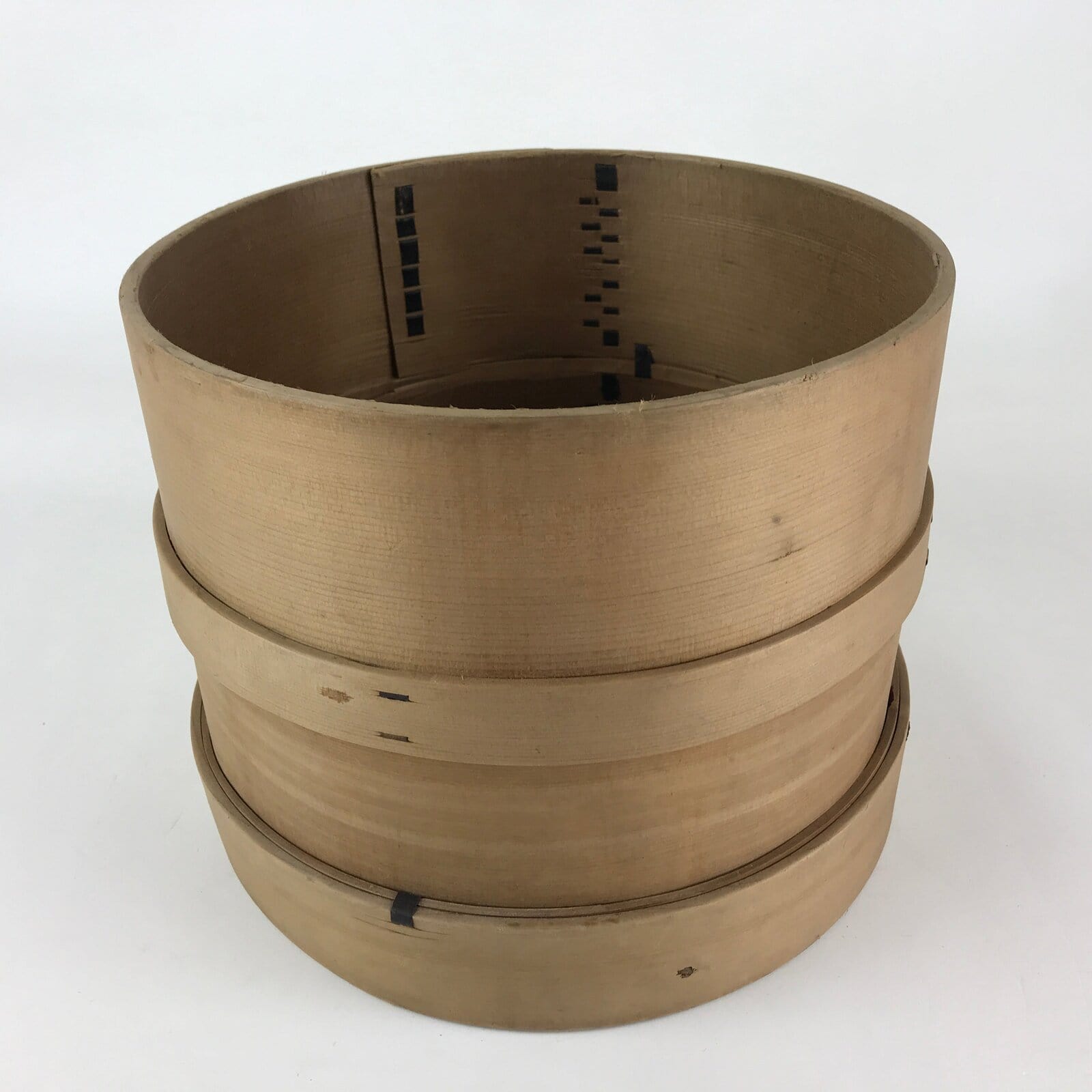 Japanese Handmade Wooden Steamer Vtg Seiro Mushiki Brown JK430