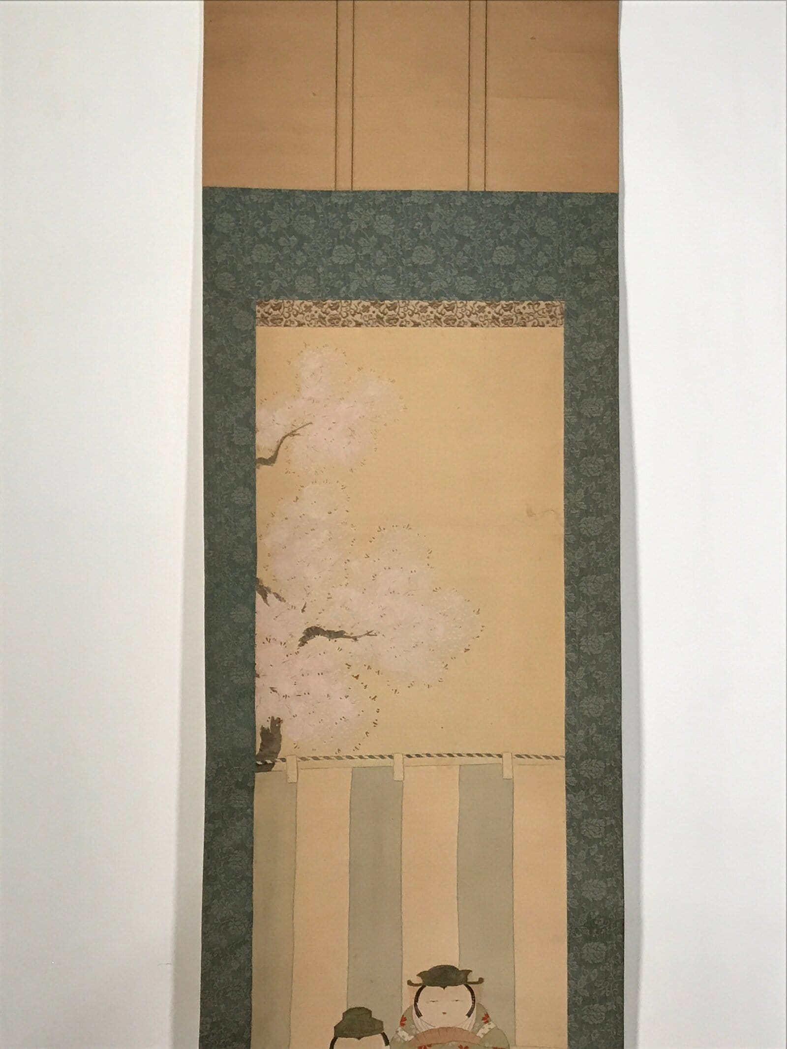 Japanese Hanging Scroll Hina Dolls Prince Princes Hinamatsuri Kakejiku KJ22