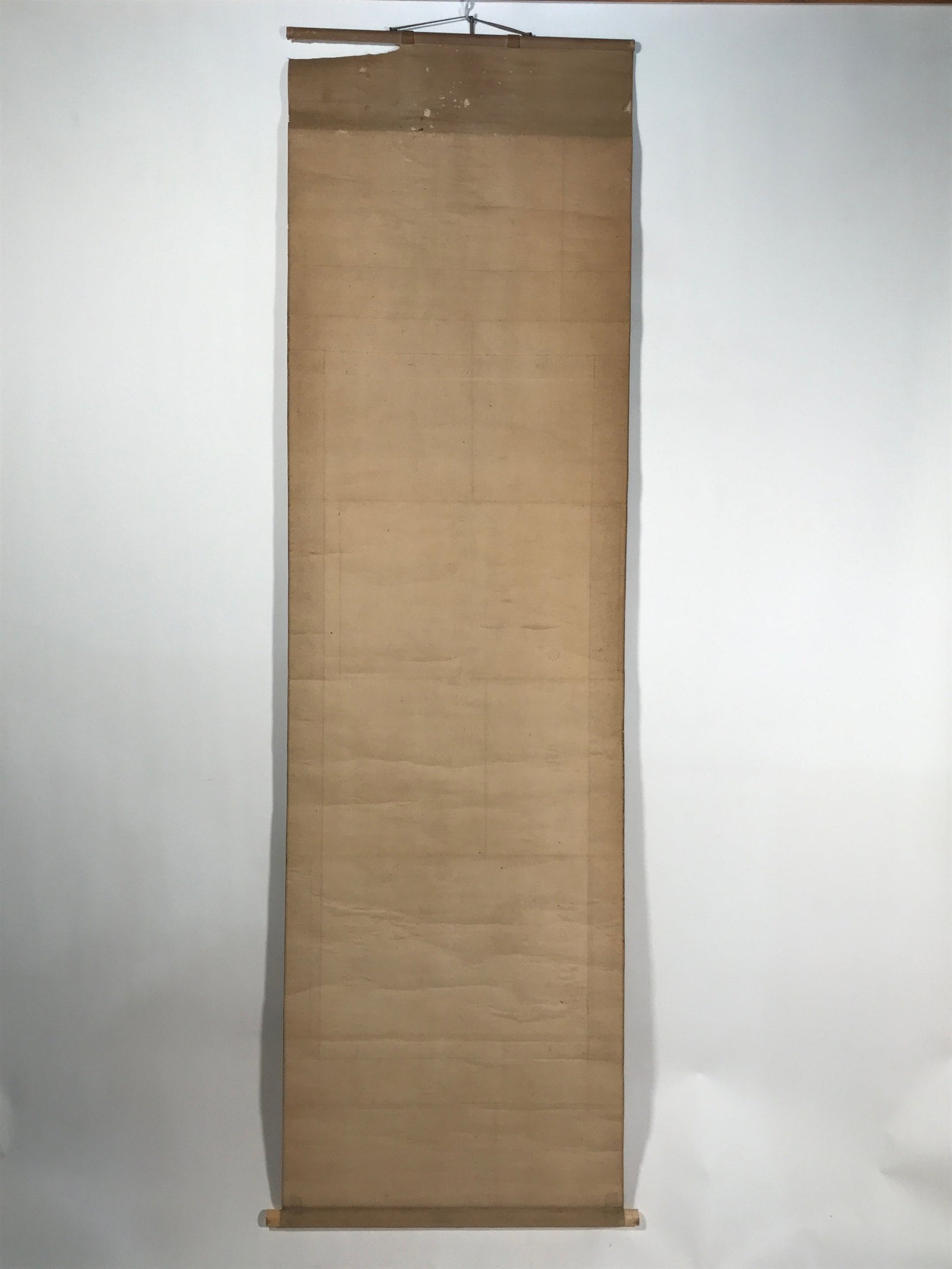 Japanese Hanging Scroll Kakejiku Vtg Portrait Man Dancing Children Color KJ169