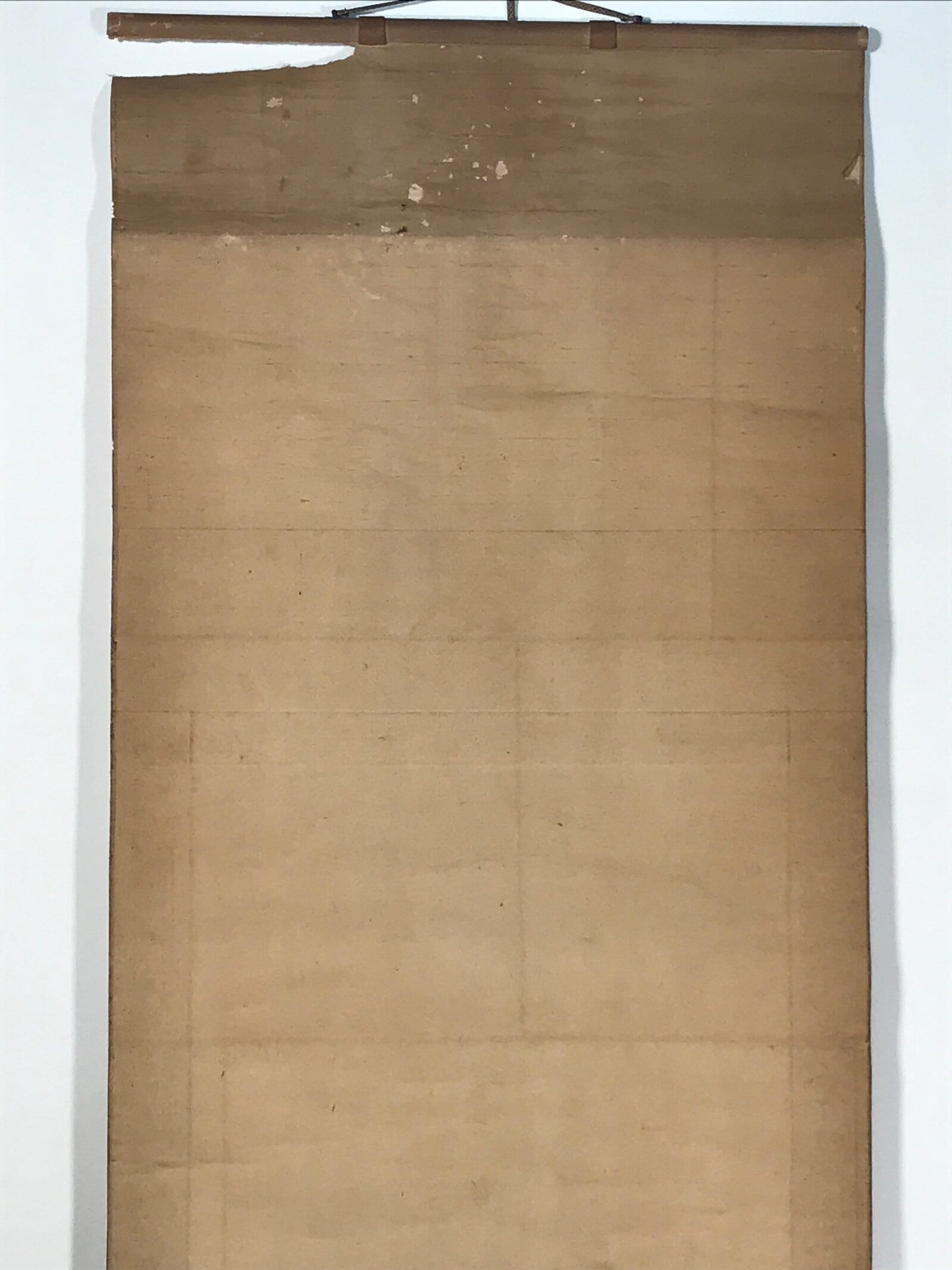 Japanese Hanging Scroll Kakejiku Vtg Portrait Man Dancing Children Color KJ169