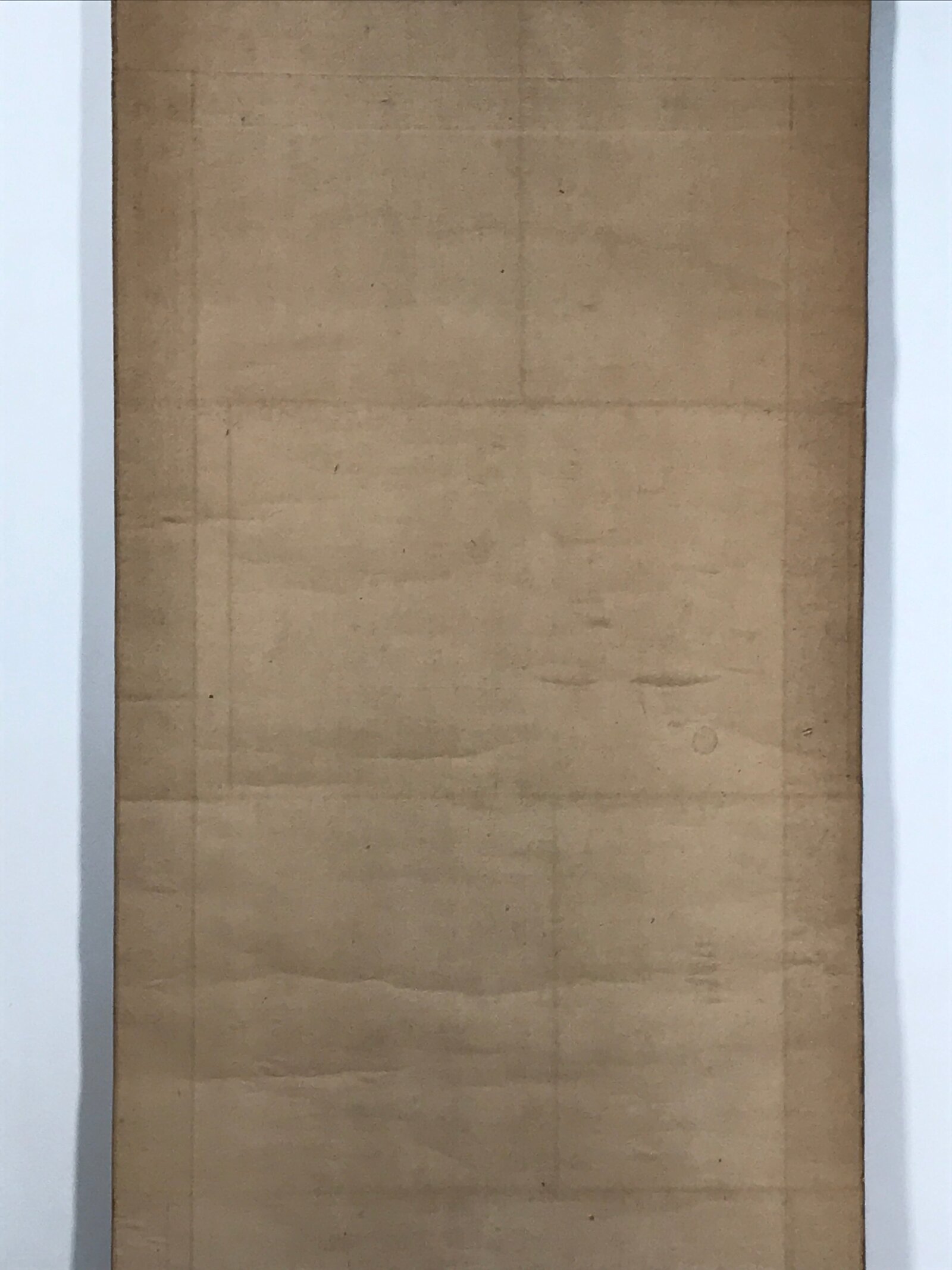 Japanese Hanging Scroll Kakejiku Vtg Portrait Man Dancing Children Color KJ169