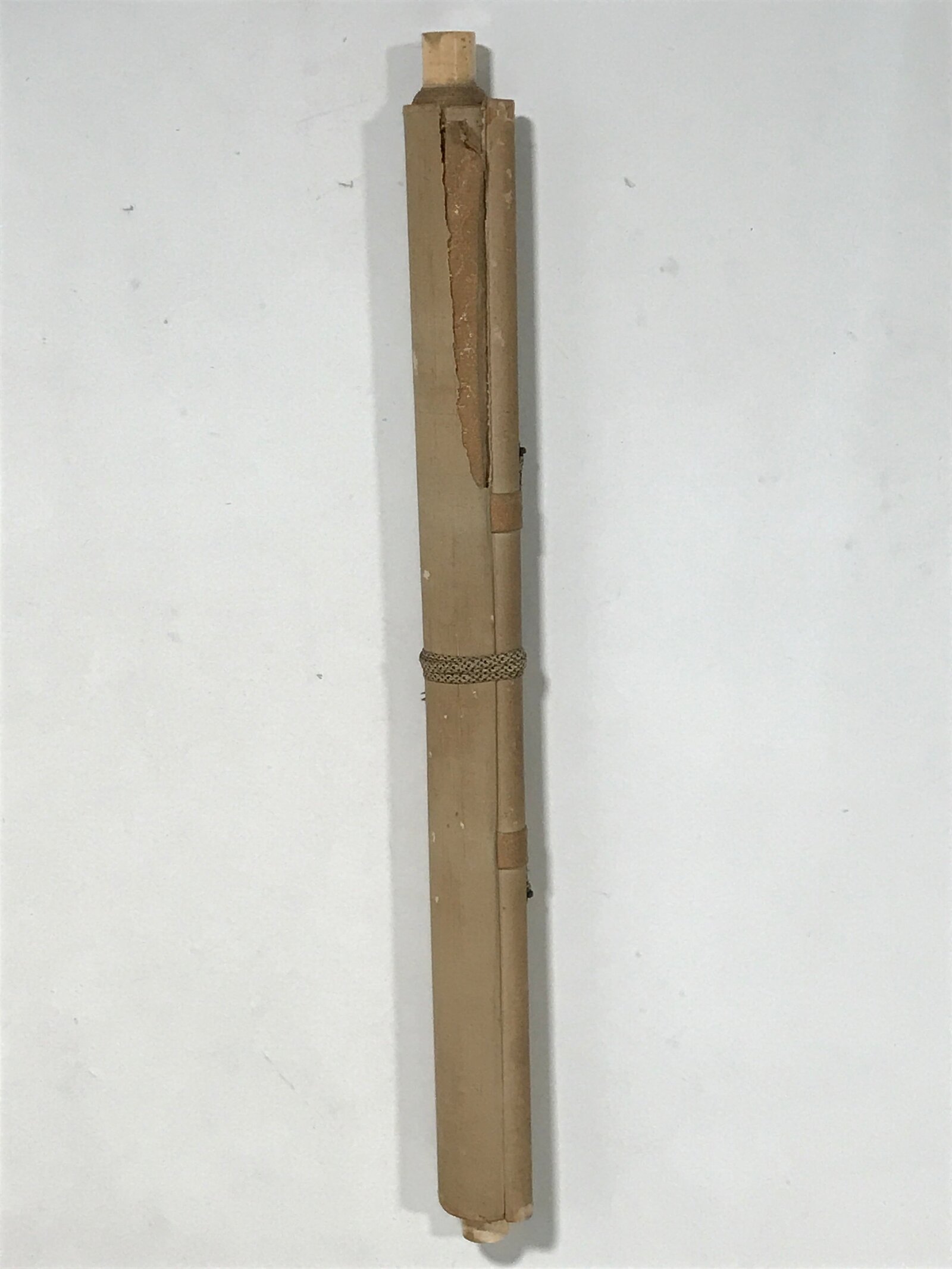 Japanese Hanging Scroll Kakejiku Vtg Portrait Man Dancing Children Color KJ169