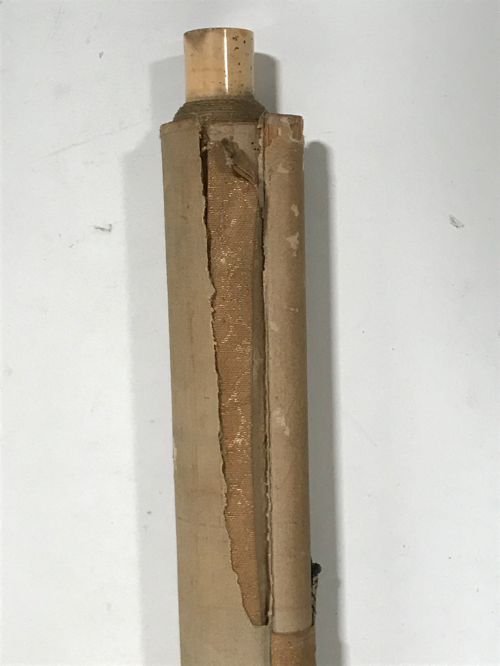 Japanese Hanging Scroll Kakejiku Vtg Portrait Man Dancing Children Color KJ169