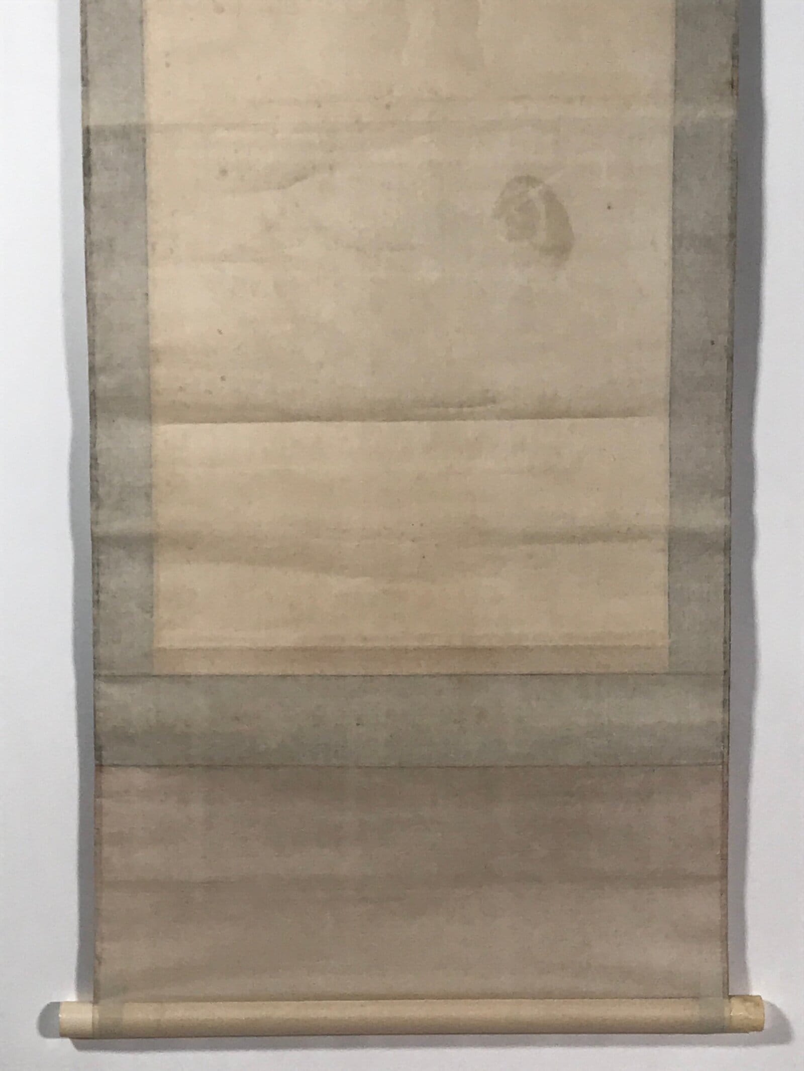 Japanese Hanging Scroll Kakejiku Vtg River Ducks Birds Nature Color KJ123