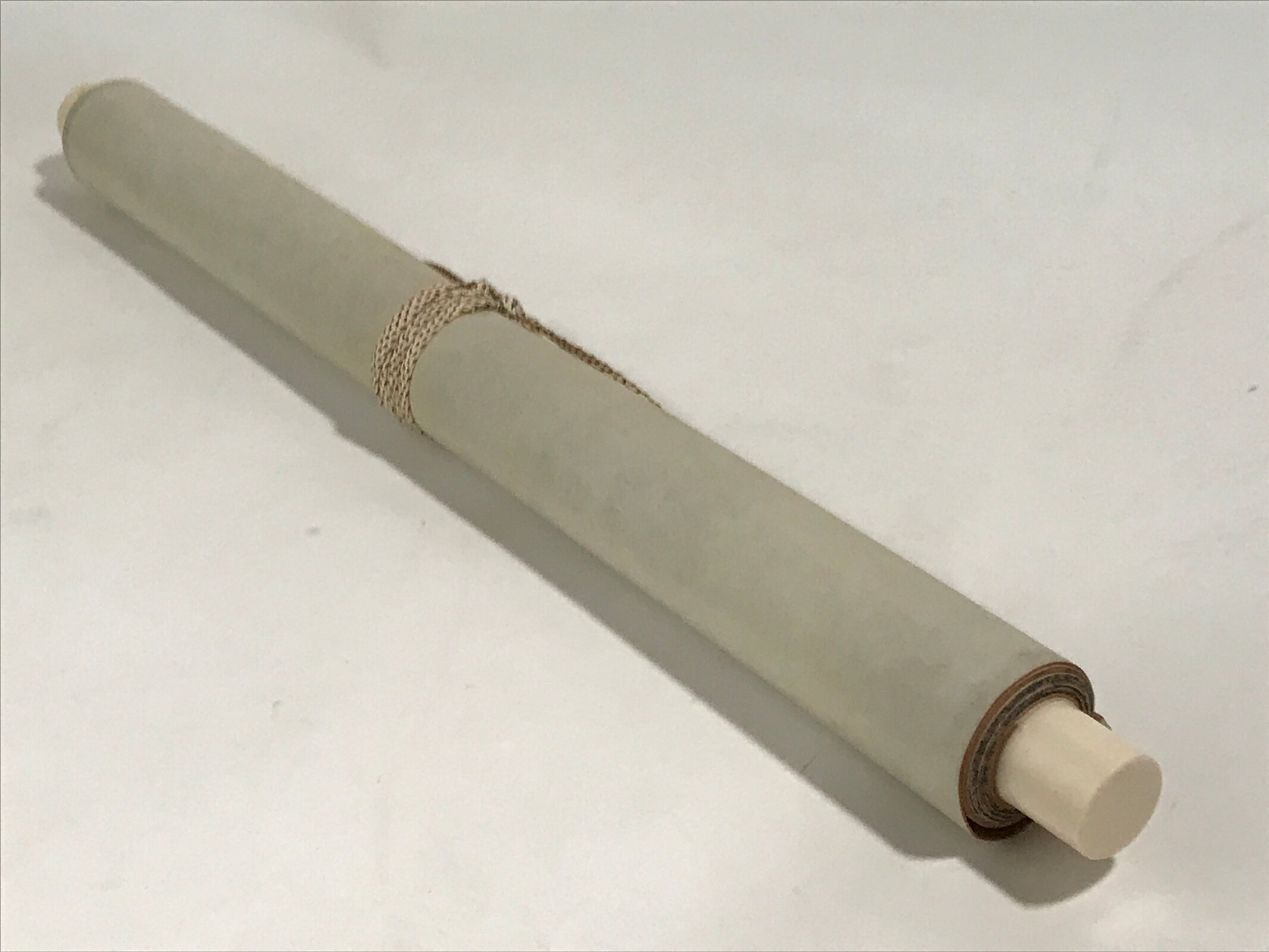 Japanese Hanging Scroll Kakejiku Vtg River Ducks Birds Nature Color KJ123