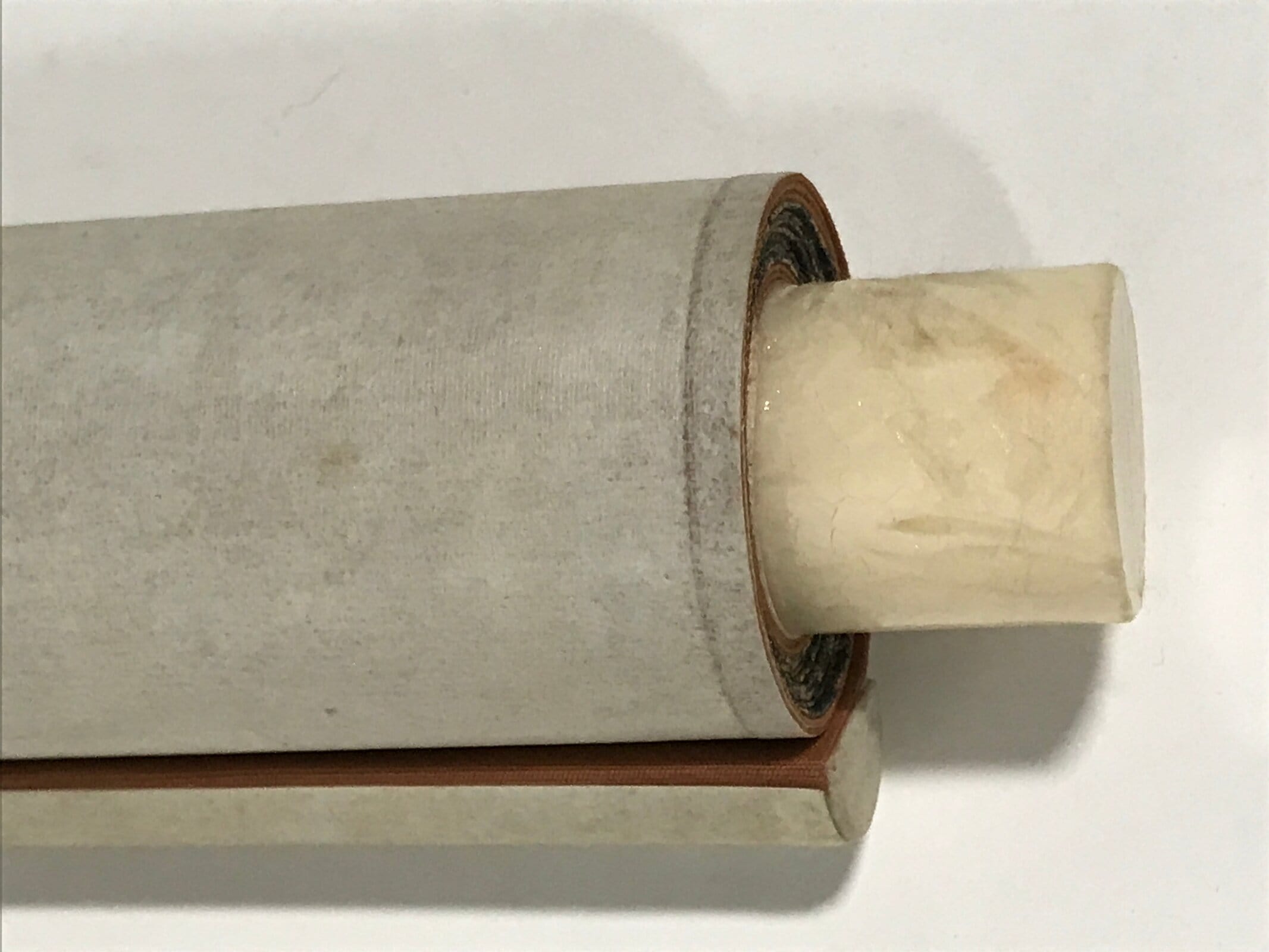 Japanese Hanging Scroll Kakejiku Vtg River Ducks Birds Nature Color KJ123