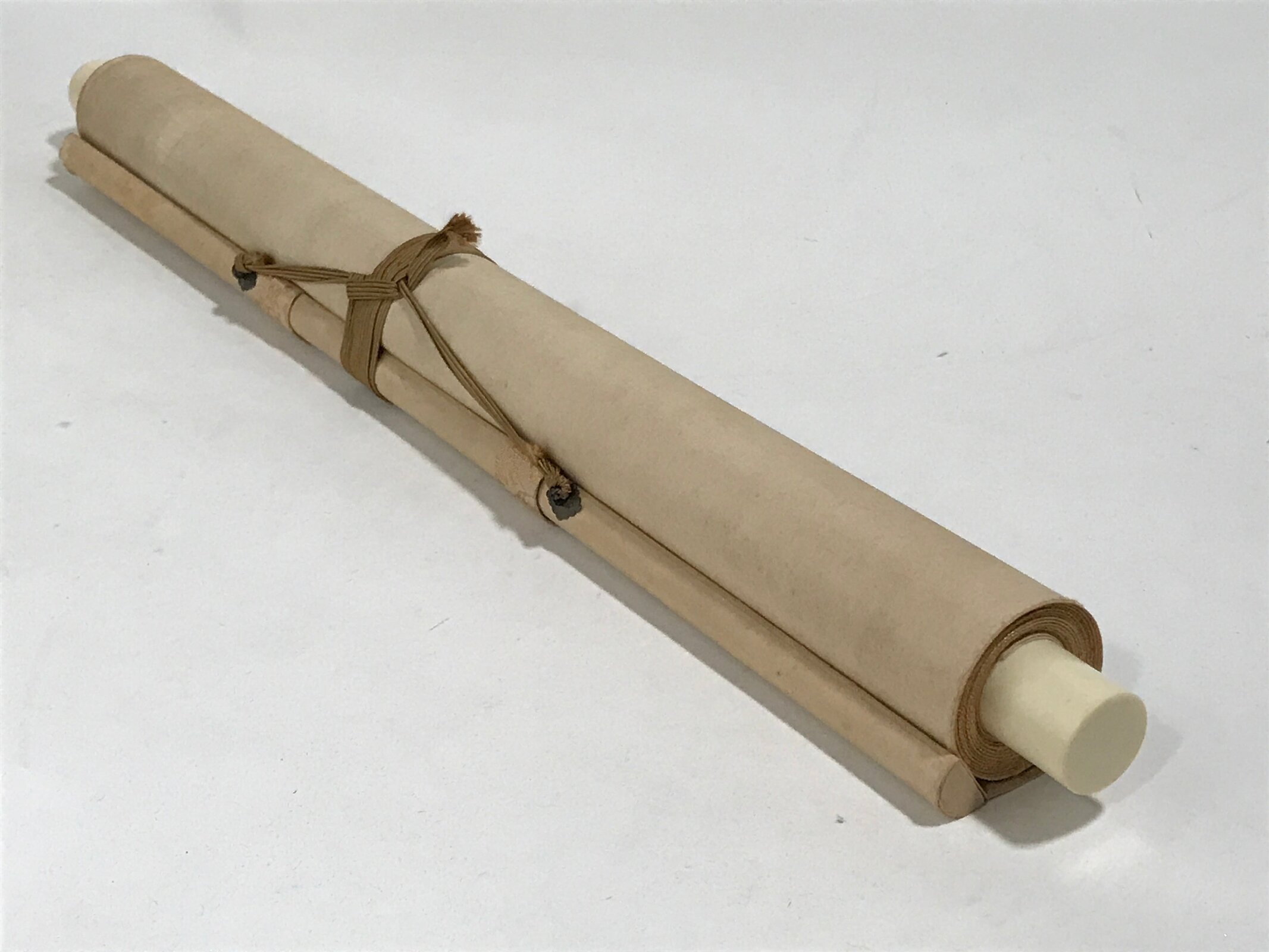 Japanese Hanging Scroll Kakejiku Vtg Takasago Elderly Couple Crane Pine KJ104