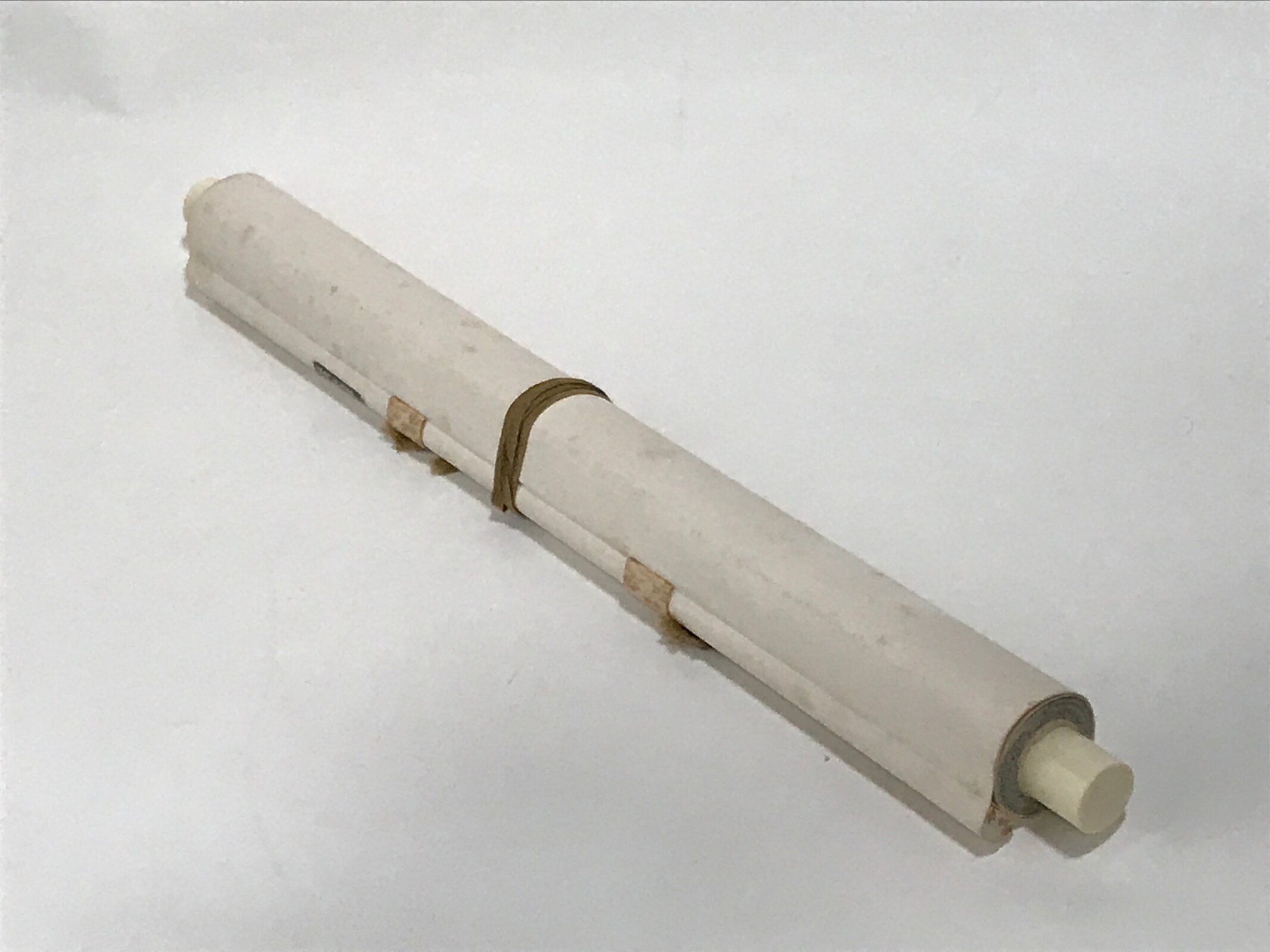 Japanese Hanging Scroll Koi Carps Swimming Red Black Kakejiku Color KJ11