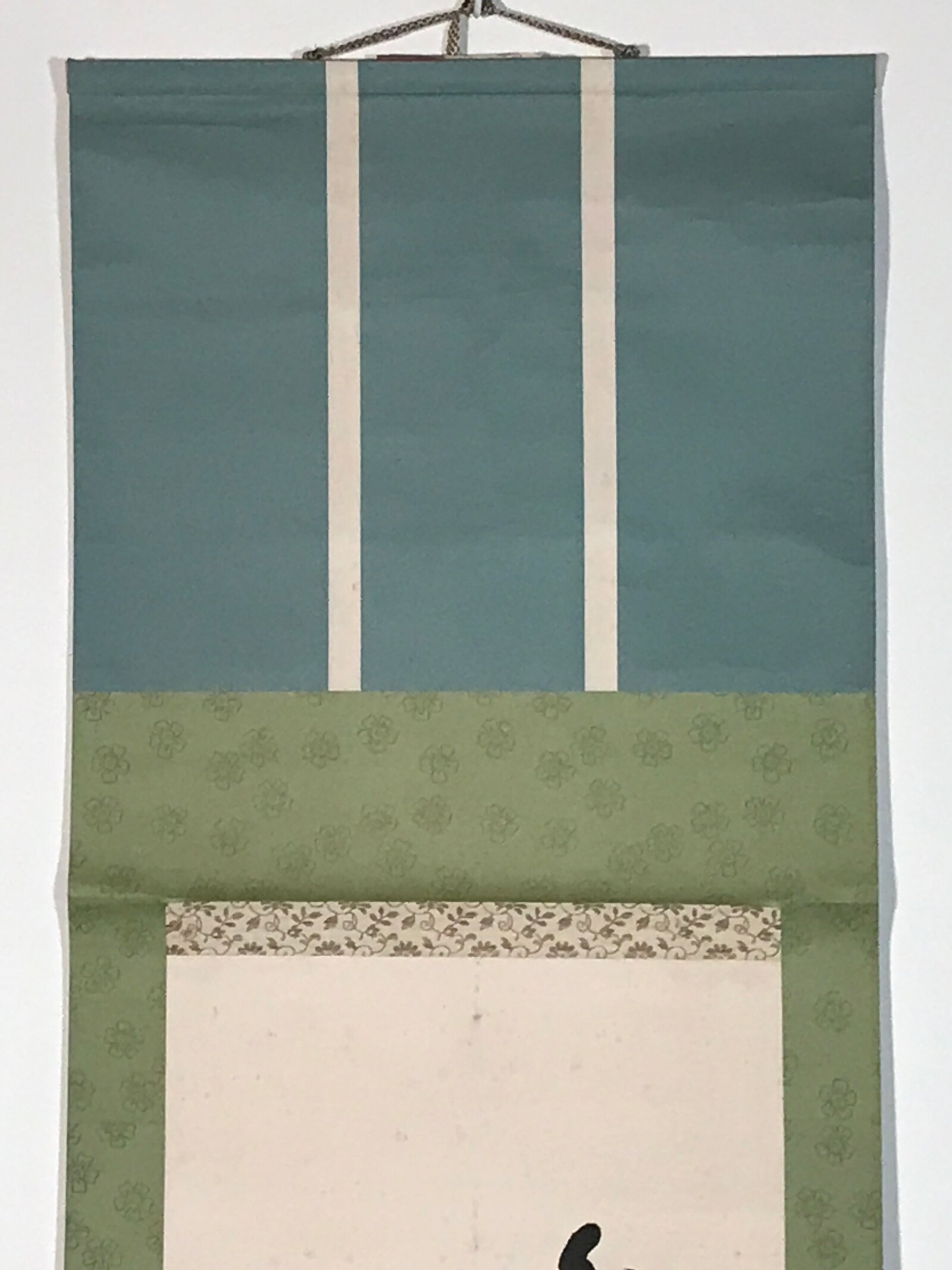 Japanese Hanging Scroll Meotoiwa Rocks Sunrise Futami Kakejiku Kakemono SC803