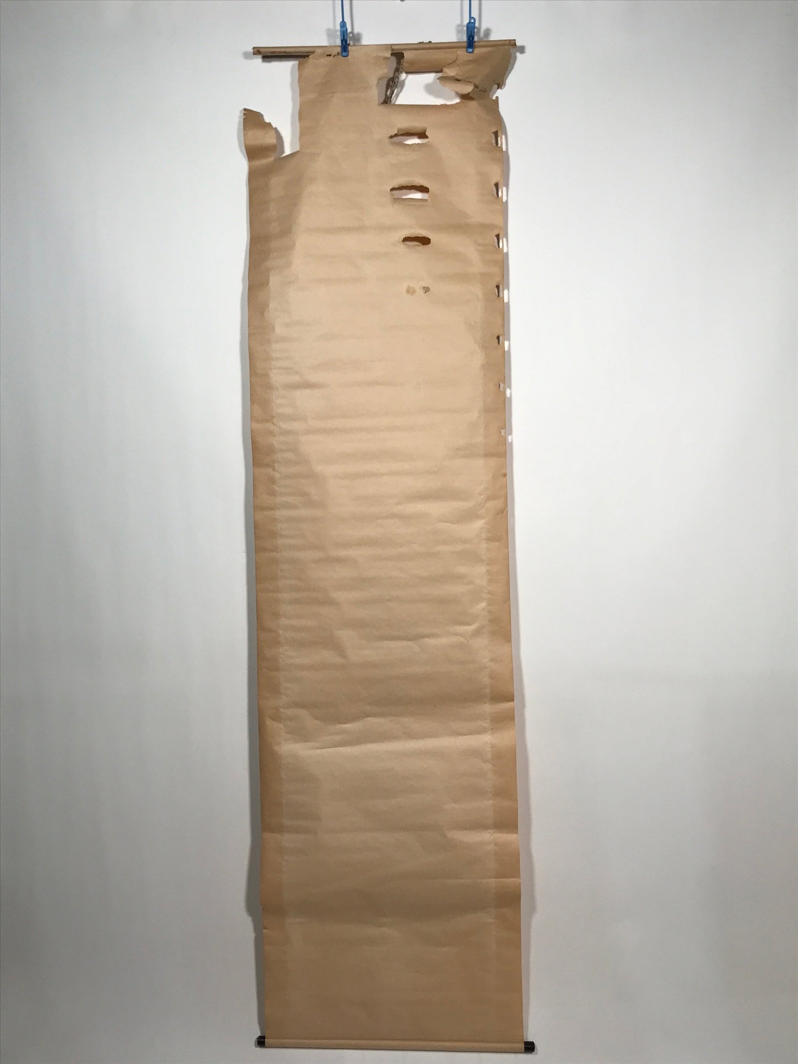 Japanese Hanging Scroll Vtg Bodhidharma Standing Buddhist Kakejiku SC945