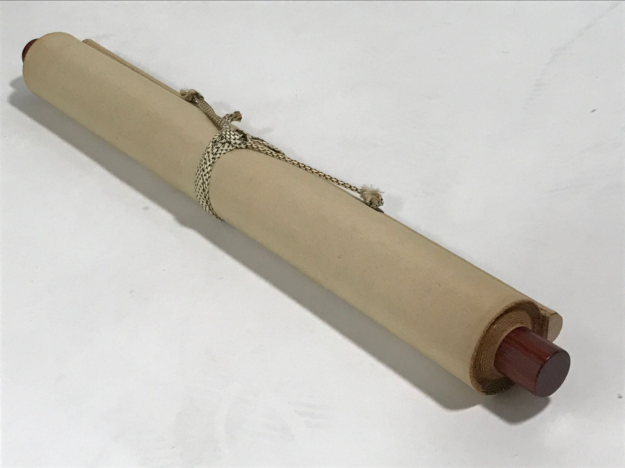 Japanese Hanging Scroll Vtg Kakejiku Daruma Bodhidharma Calligraphy Black KJ119