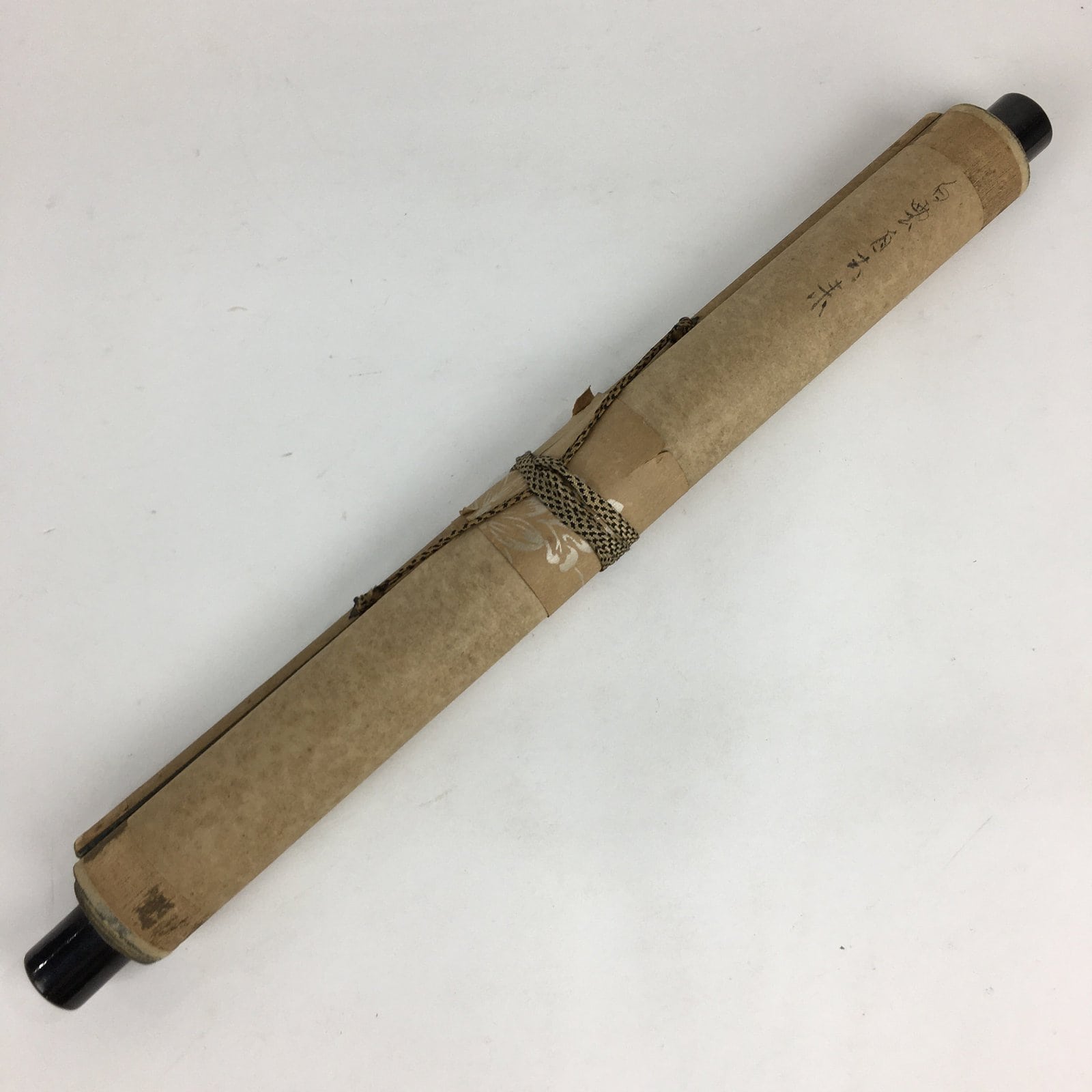 Japanese Hanging Scroll Vtg Kakejiku Kakemono Calligraphy Kanji SC743