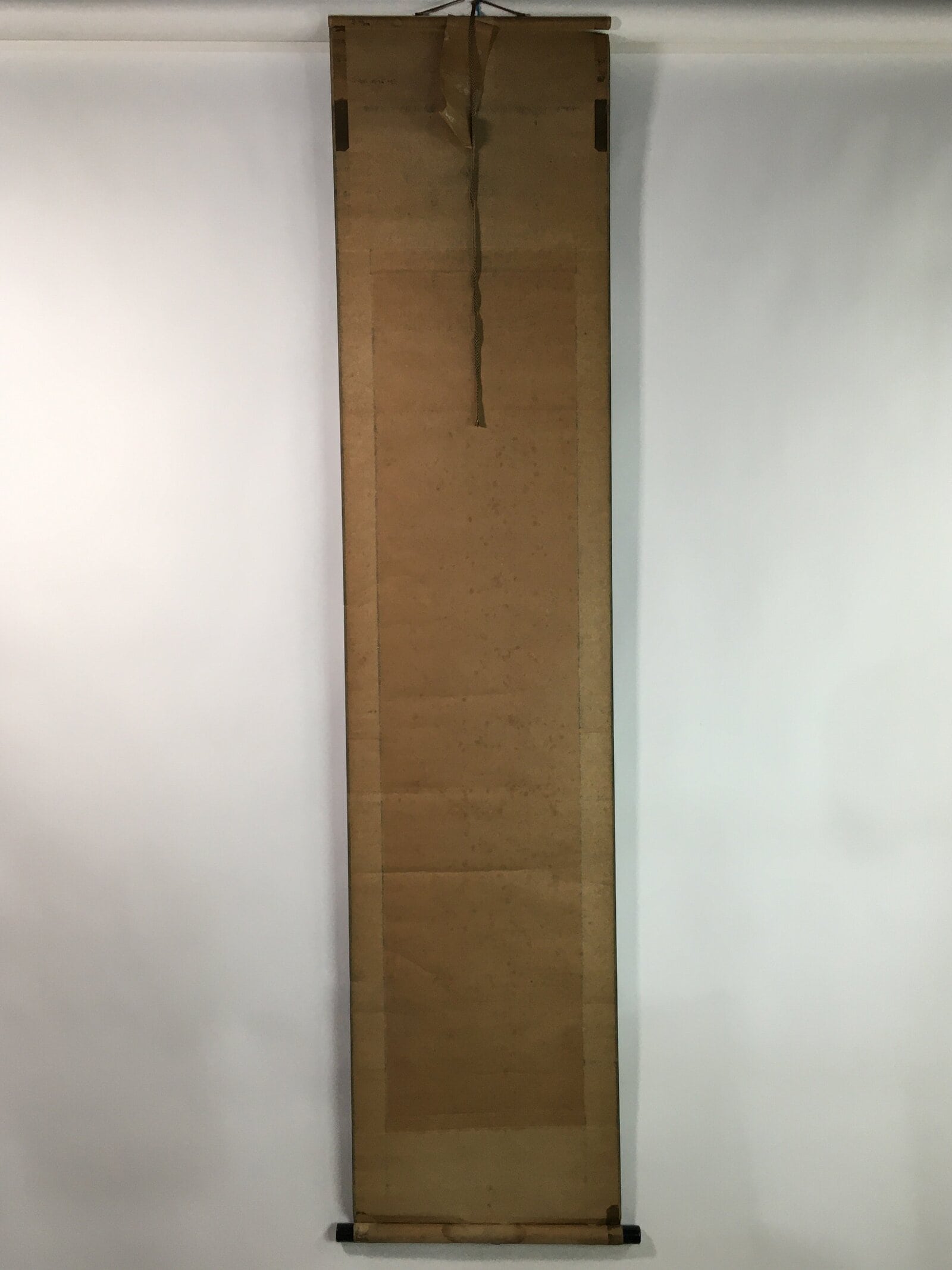 Japanese Hanging Scroll Vtg Kakejiku Kakemono Calligraphy Kanji SC743