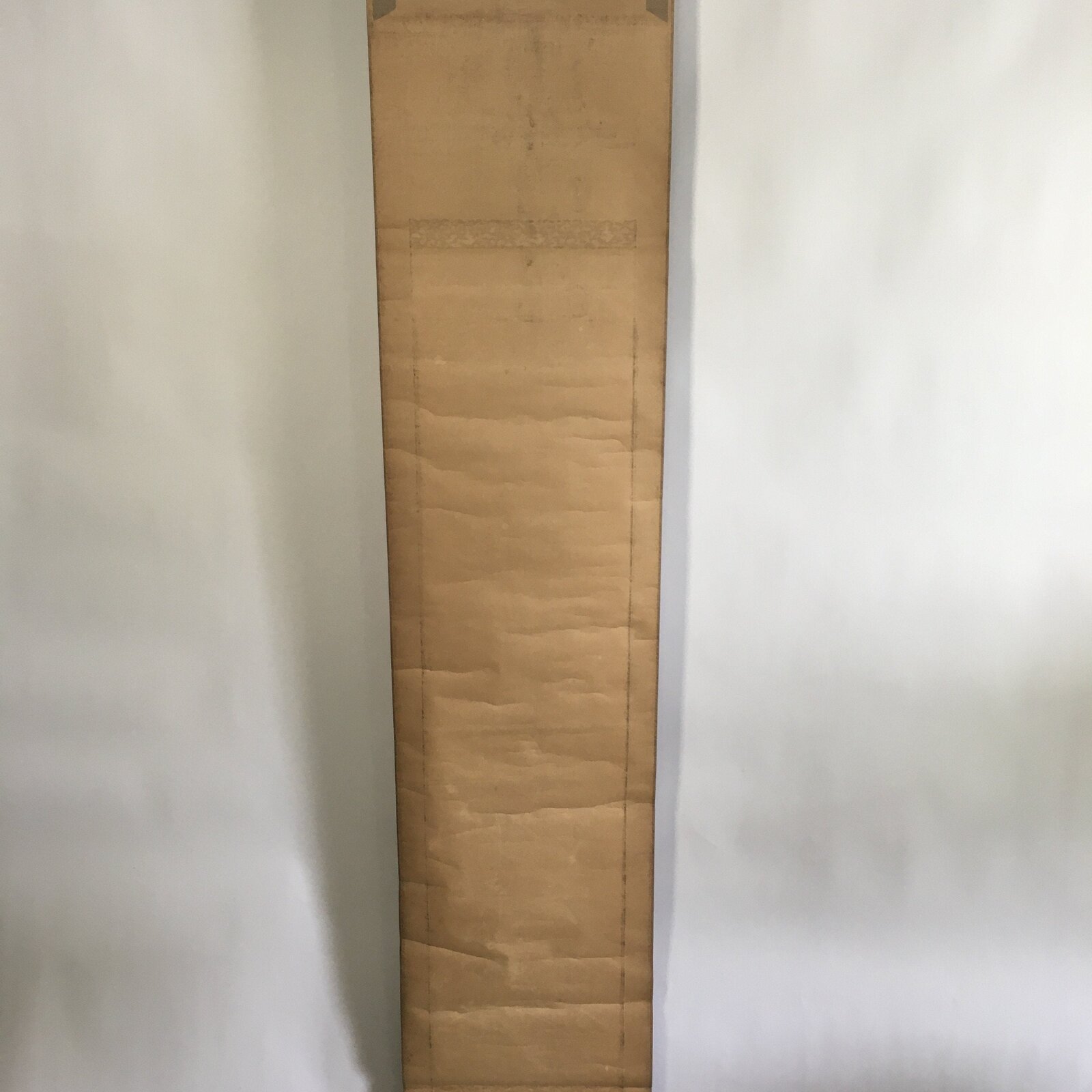 Japanese Hanging Scroll Vtg Kakejiku Kakemono Painting Poppy Flower SC674