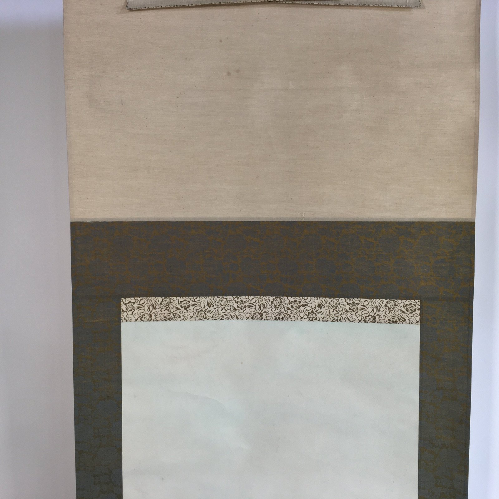 Japanese Hanging Scroll Vtg Kakejiku Kakemono Painting Samurai Warrior SC631