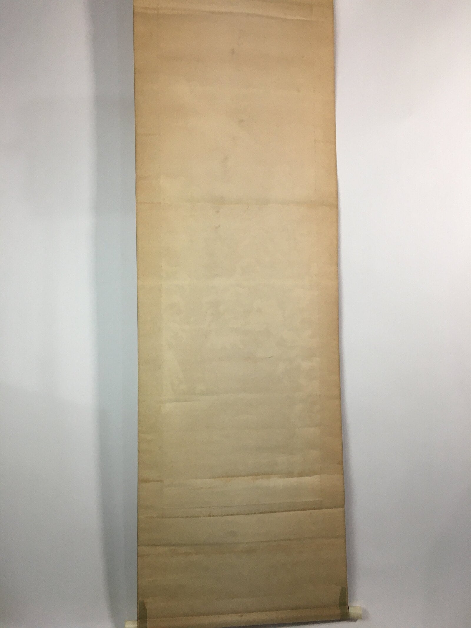 Japanese Hanging Scroll Vtg Kakejiku Kakemono Painting Snow Mountain SC601