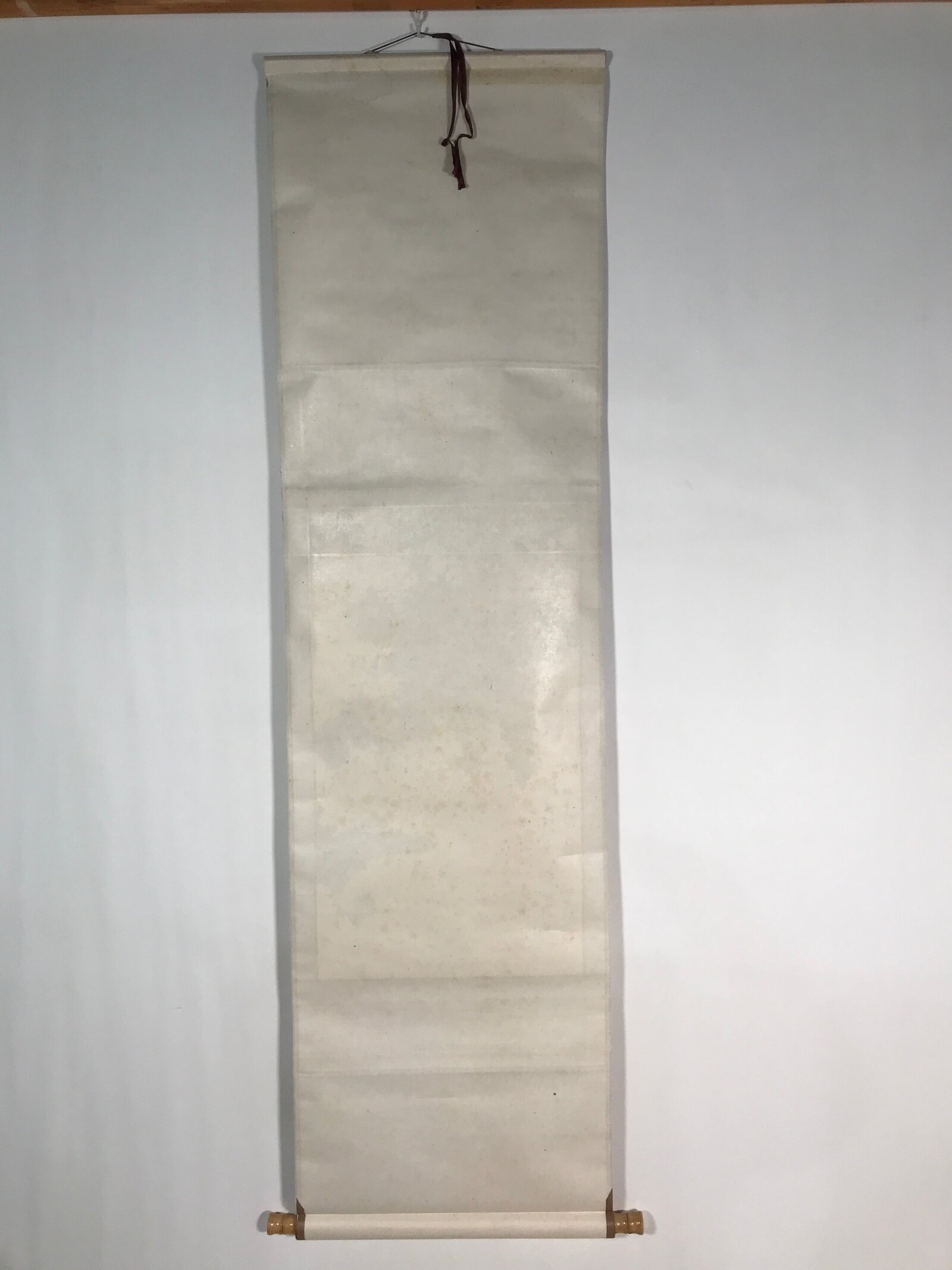 Japanese Hanging Scroll Vtg Kakejiku Vine Grapes Budo Plants Green Purple KJ41