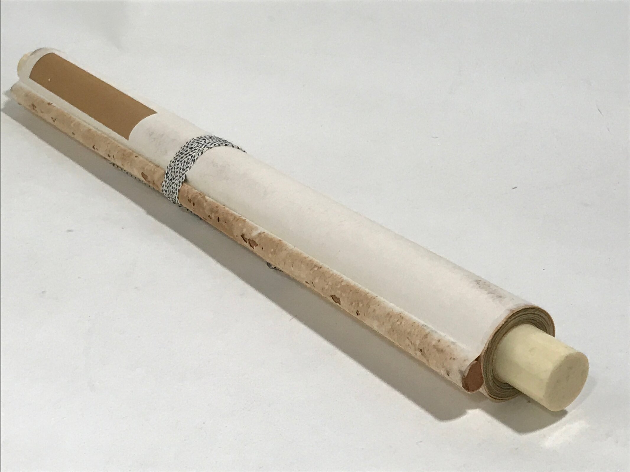 Japanese Hanging Scroll Vtg Kakejiku Zhu Xi Kanshi Calligraphy Poem Black KJ106