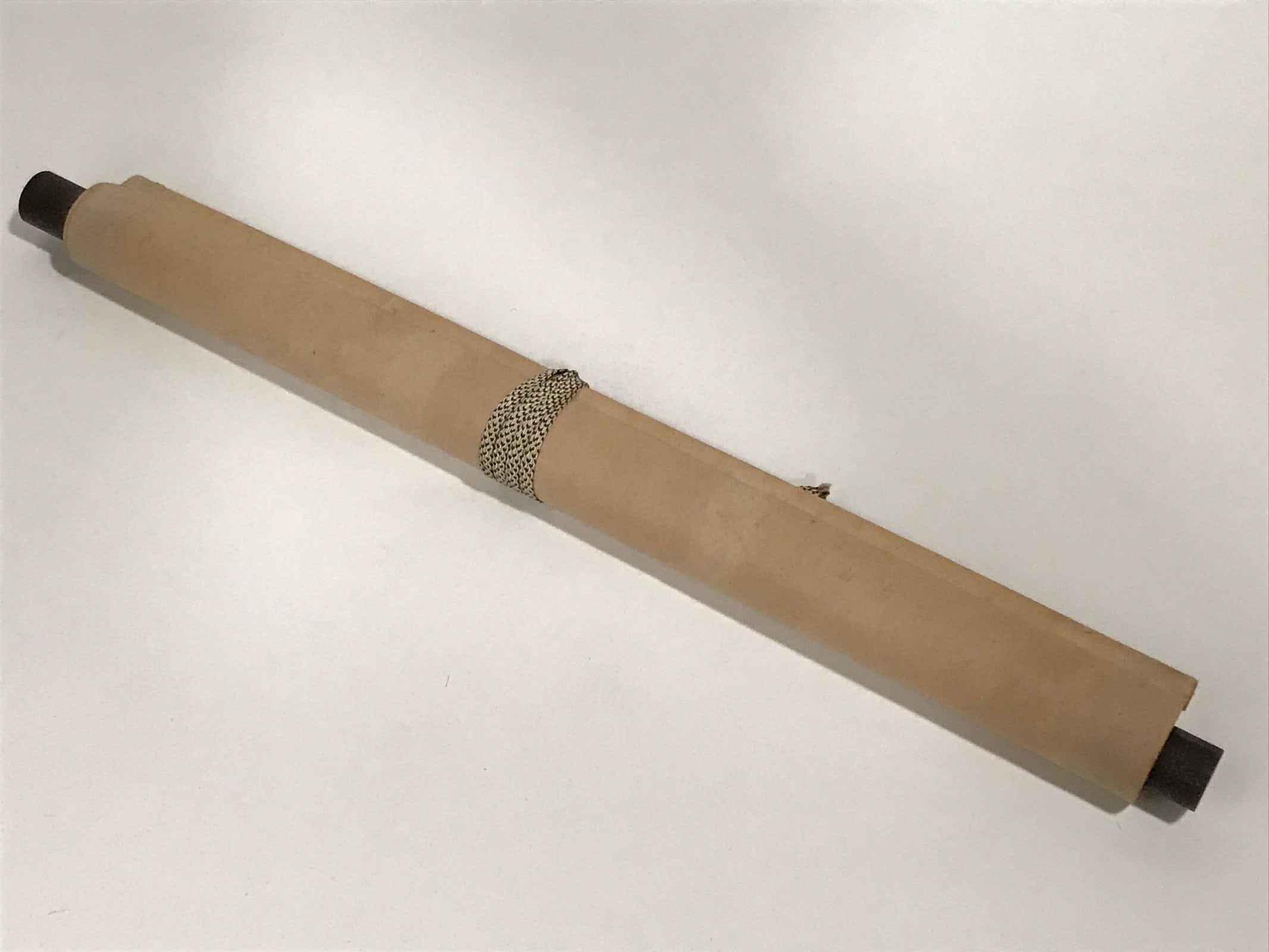 Japanese Hanging Scroll Vtg Snow Mountain Houses Winter Sansui Kakejiku SC820