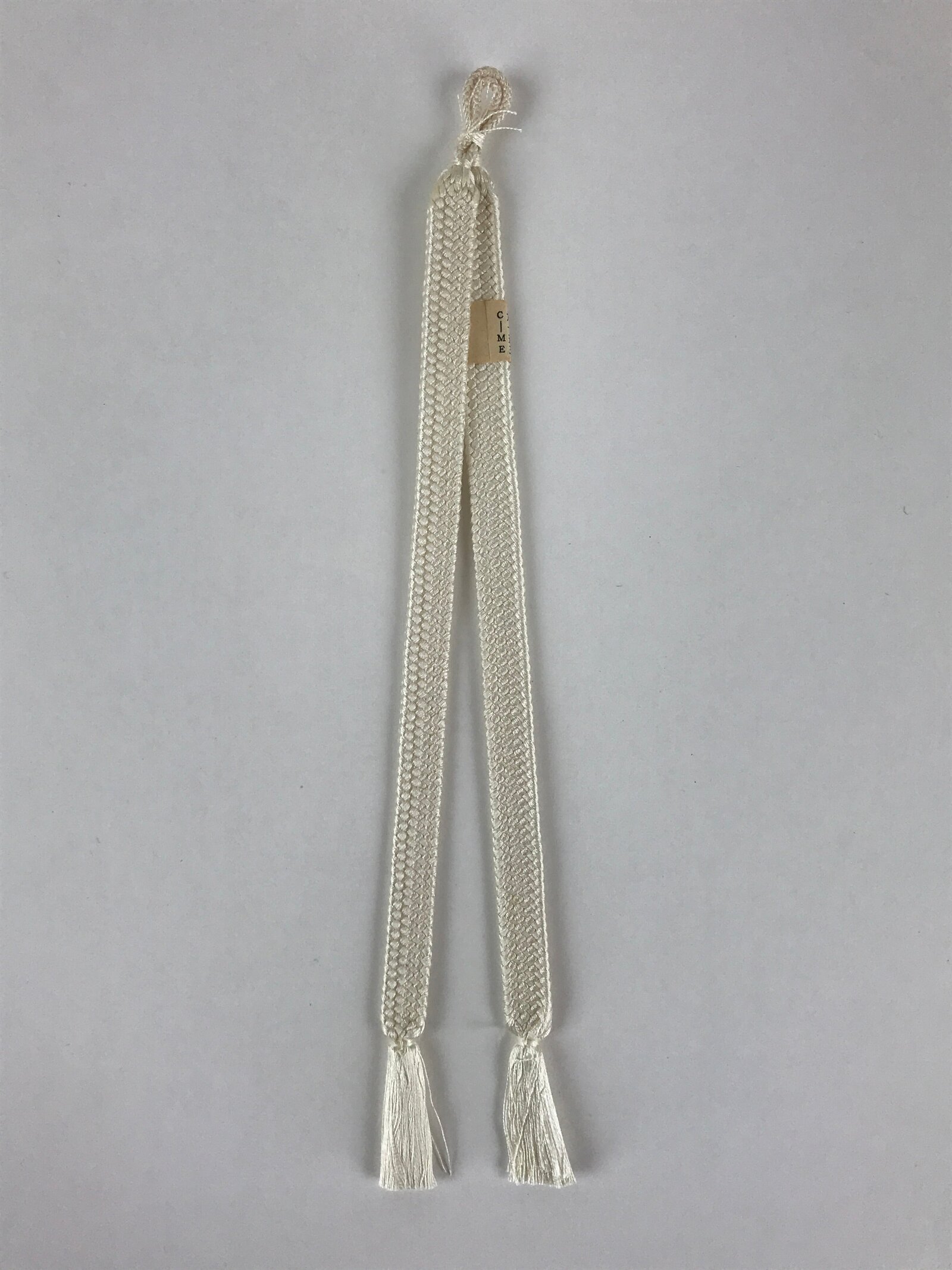 Japanese Haori Himo Ties Kimono Jacket Kimono Accessory Silk White String OJ180