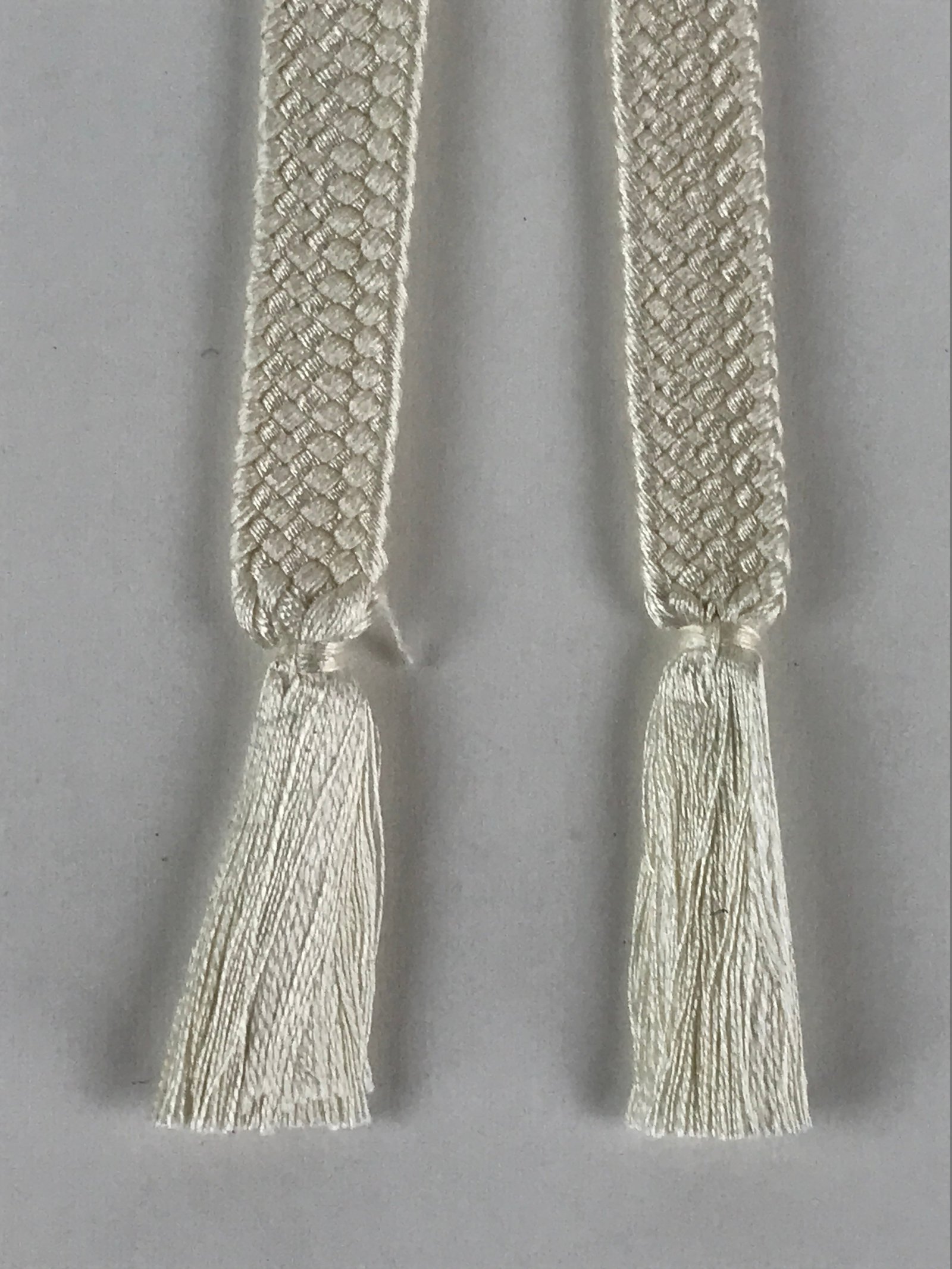 Japanese Haori Himo Ties Kimono Jacket Kimono Accessory Silk White String OJ180