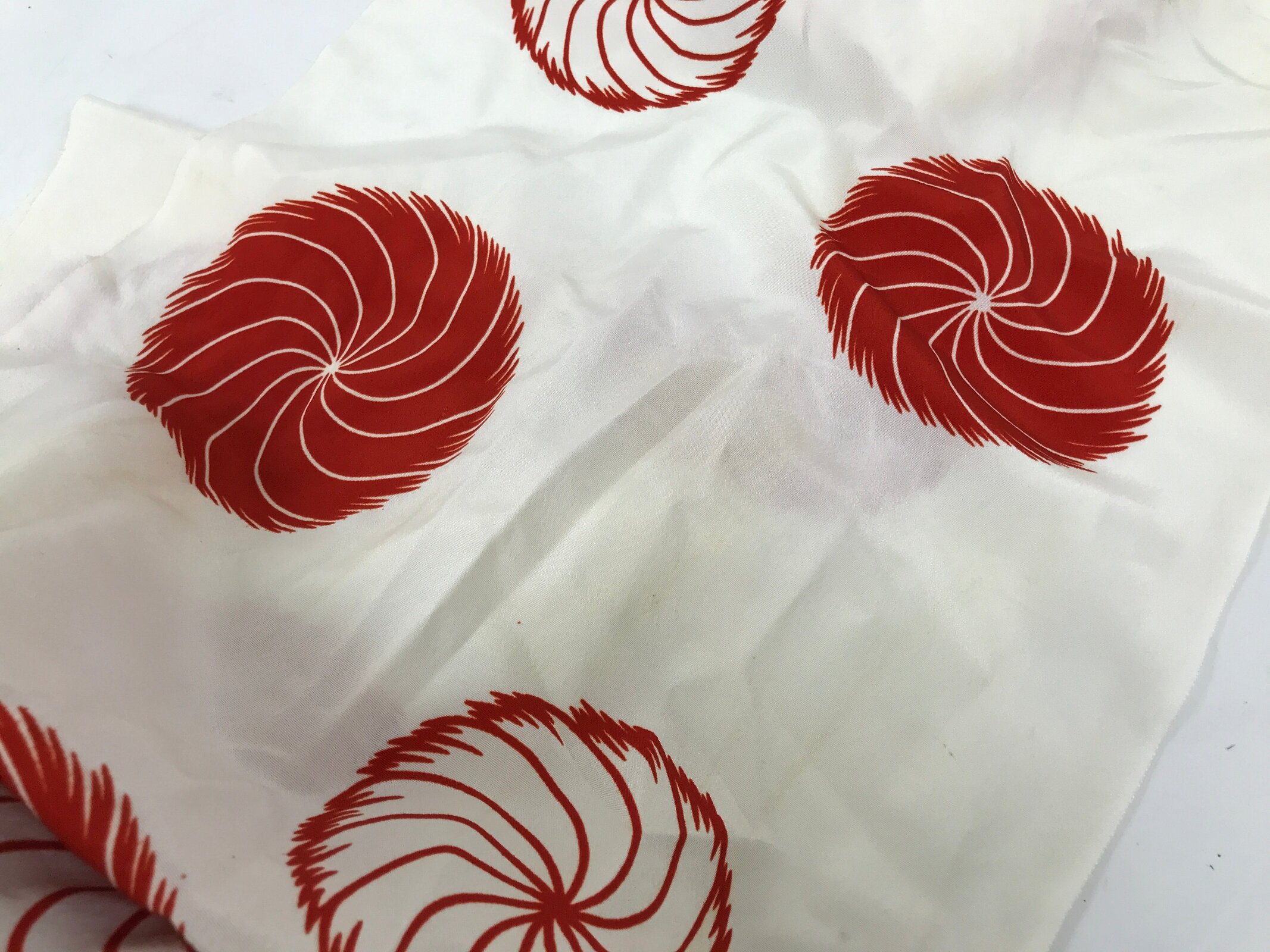 Japanese Hariko Paper Mache Shishi Dancing Lion Dog Mask Vtg Komainu Red OM88