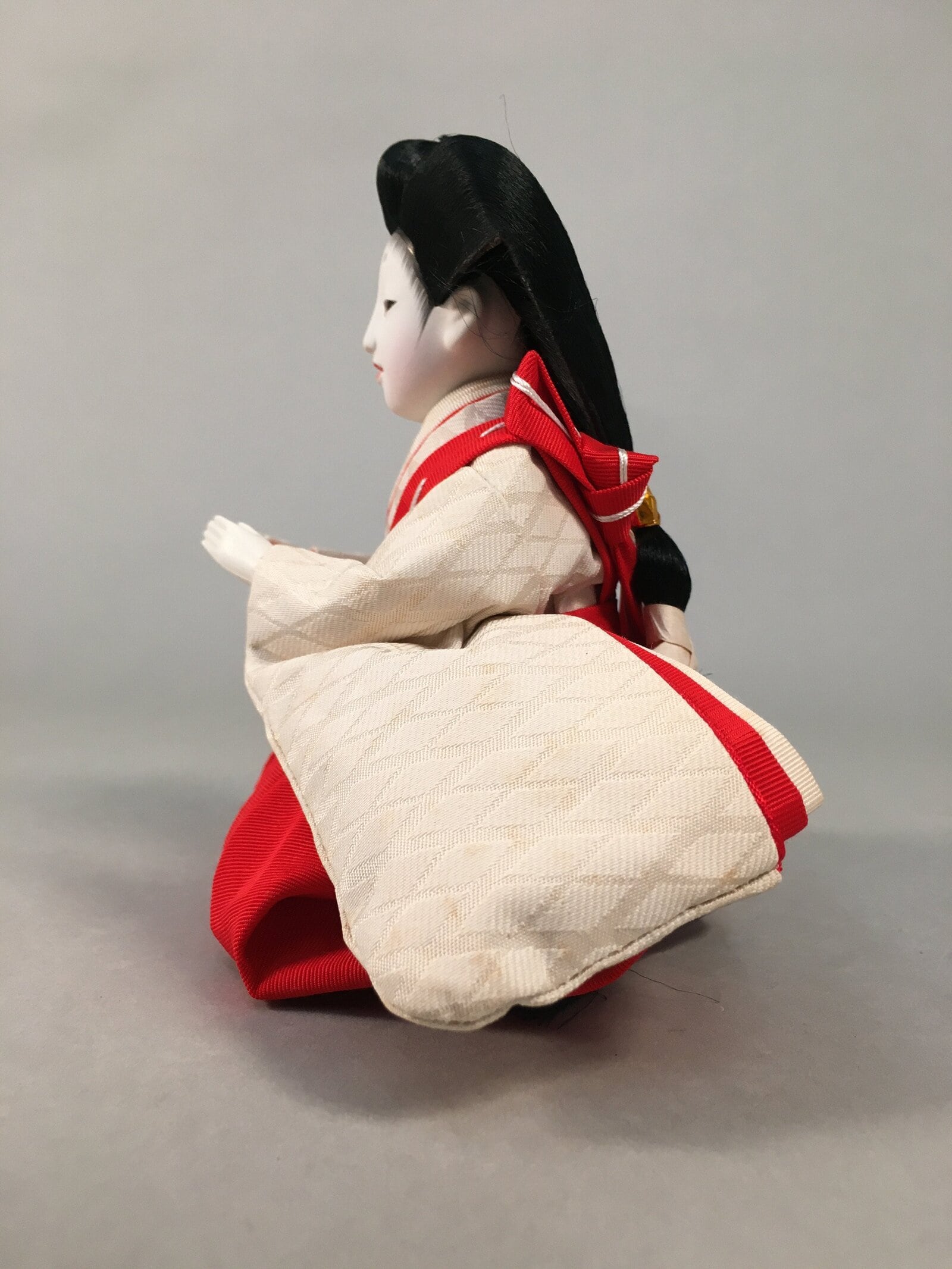 Japanese Hina Doll Court Lady Vtg Girls Day Decor Kimono Woman ID357